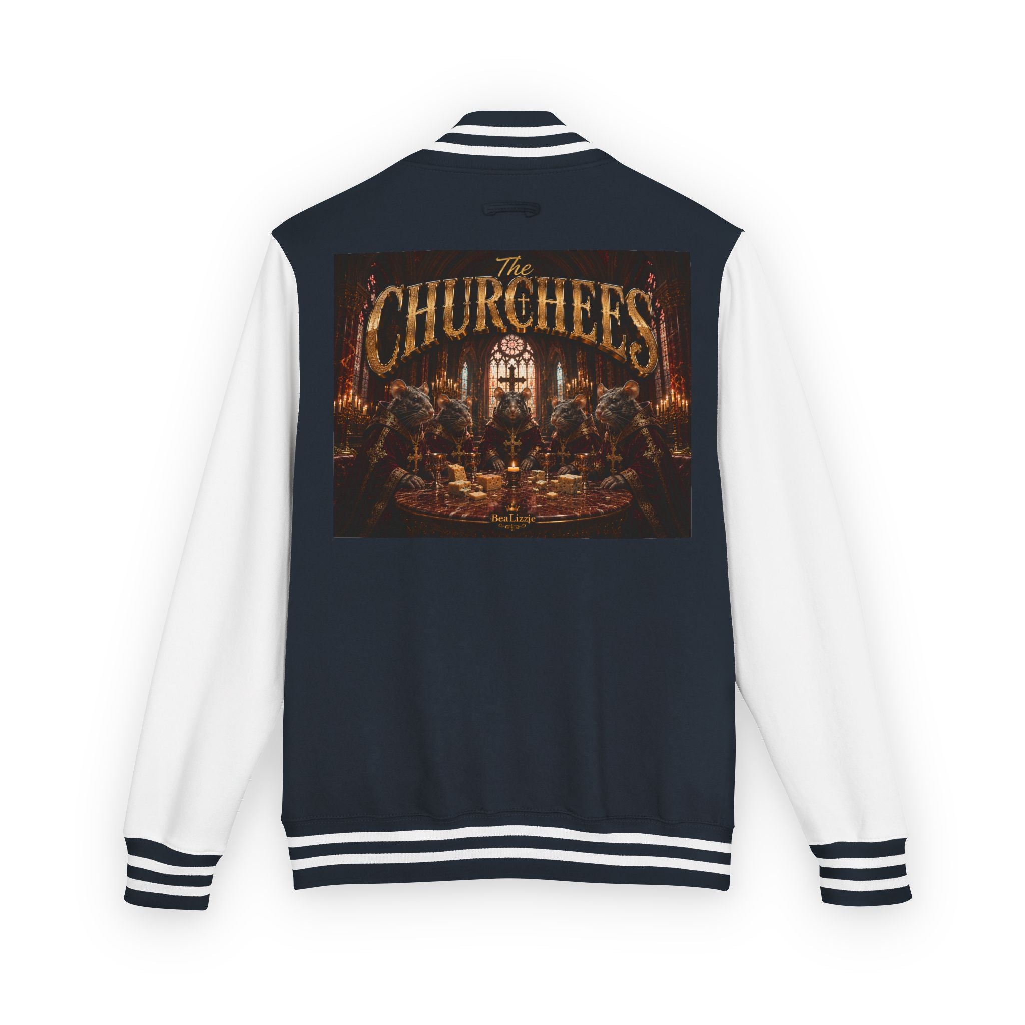 Letterman Jacket — The Churchees Vintage Band Logo Varsity Jacket
