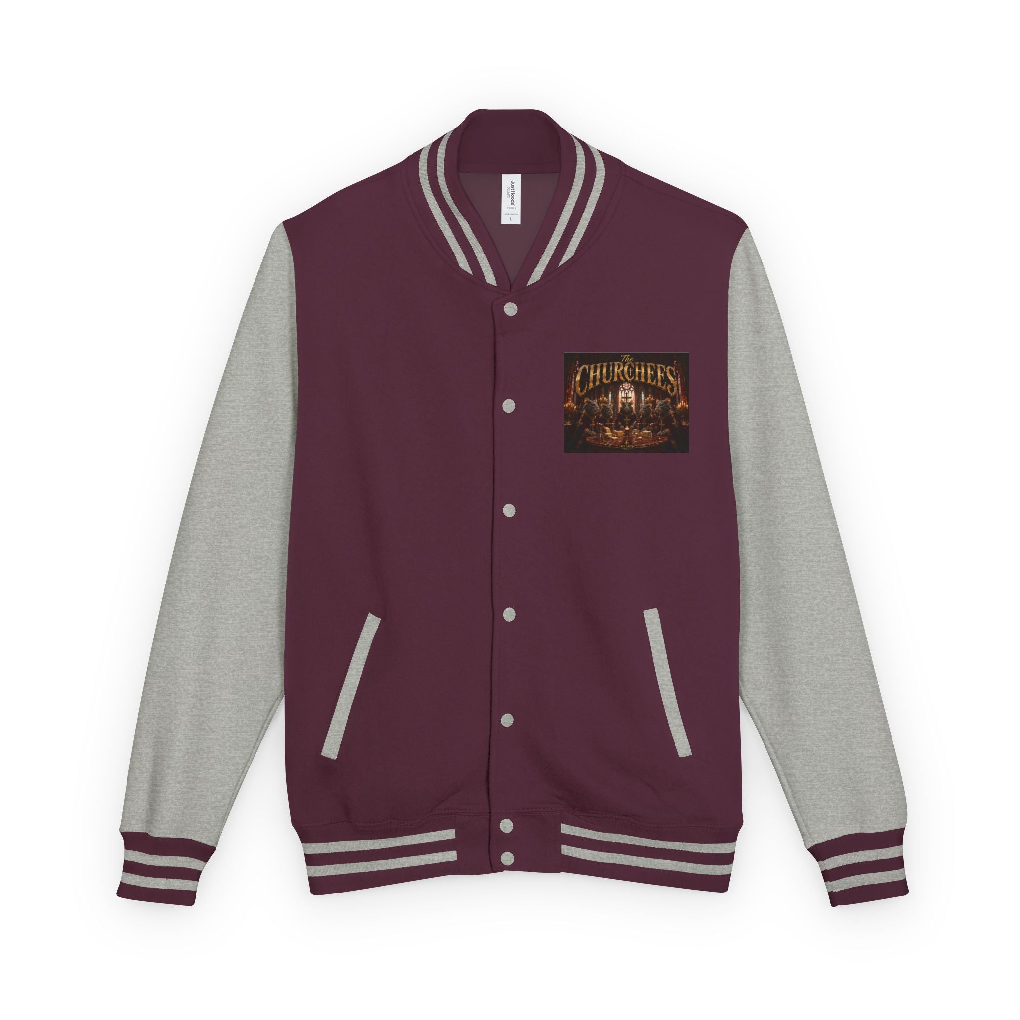 Letterman Jacket — The Churchees Vintage Band Logo Varsity Jacket