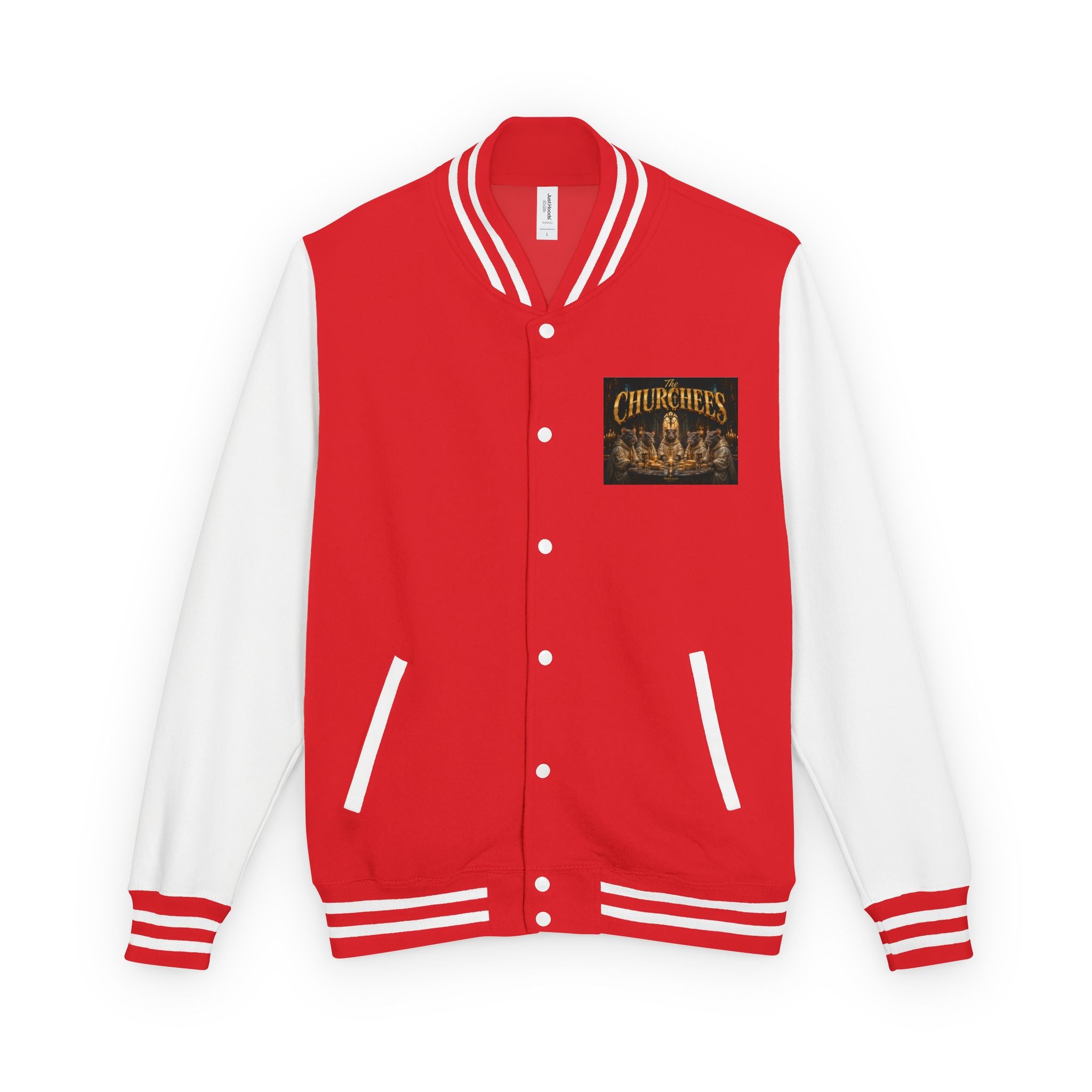 Letterman Jacket — 'The Churchees' Vintage Horror Band Varsity Jacket