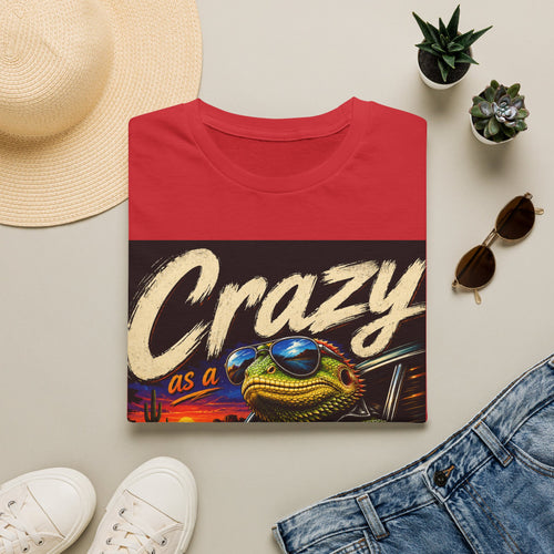 Crazy as a Road Lizard T-Shirt — Retro Desert Lizard Graphic Tee