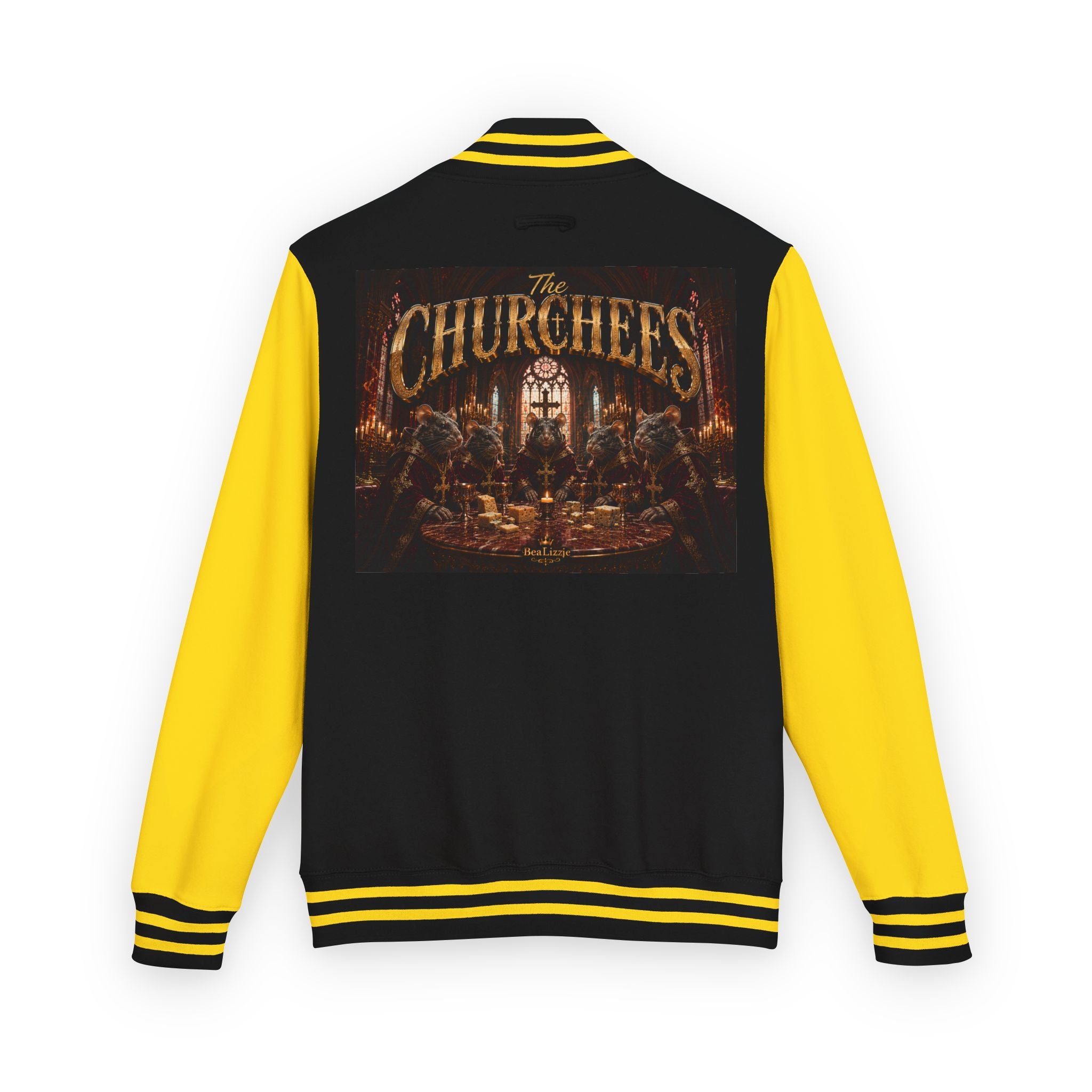 Letterman Jacket — The Churchees Vintage Band Logo Varsity Jacket