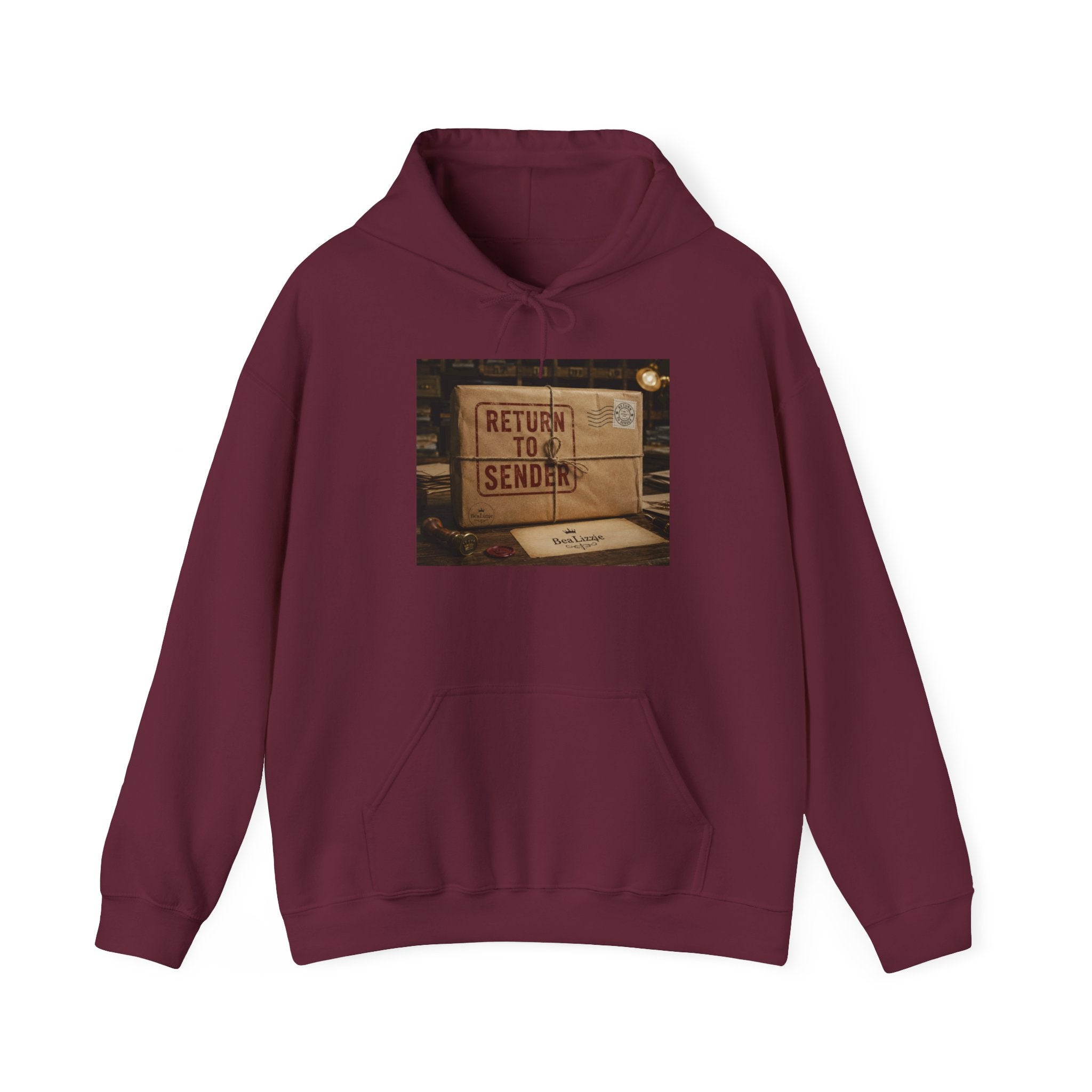 Return to Sender Hoodie – Vintage Postal Box Graphic