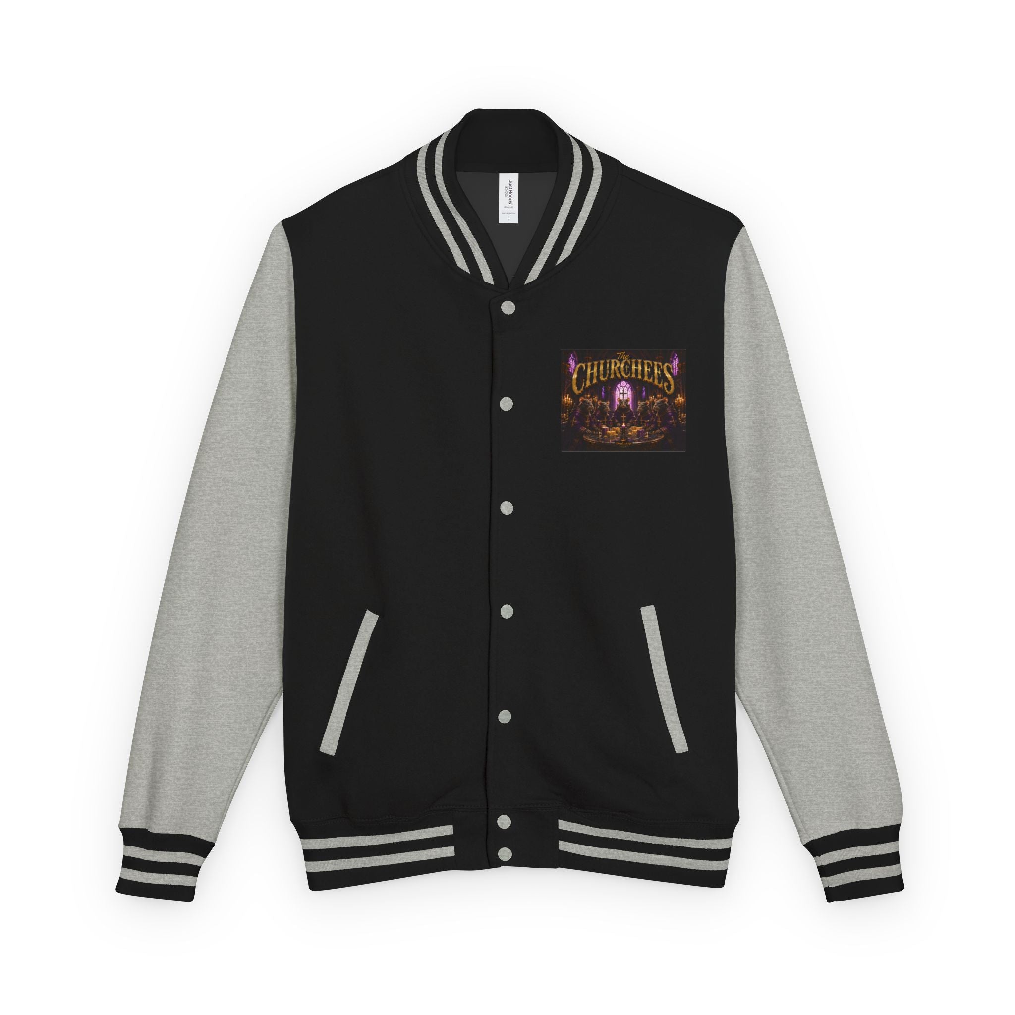 Letterman Jacket — The Churchees Gothic Band Varsity Jacket