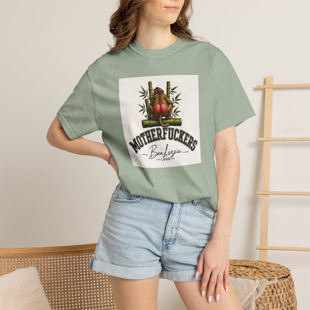 Motherfuckers Buddha Graphic T-Shirt — Retro Buddha & Bamboo Illustration Tee