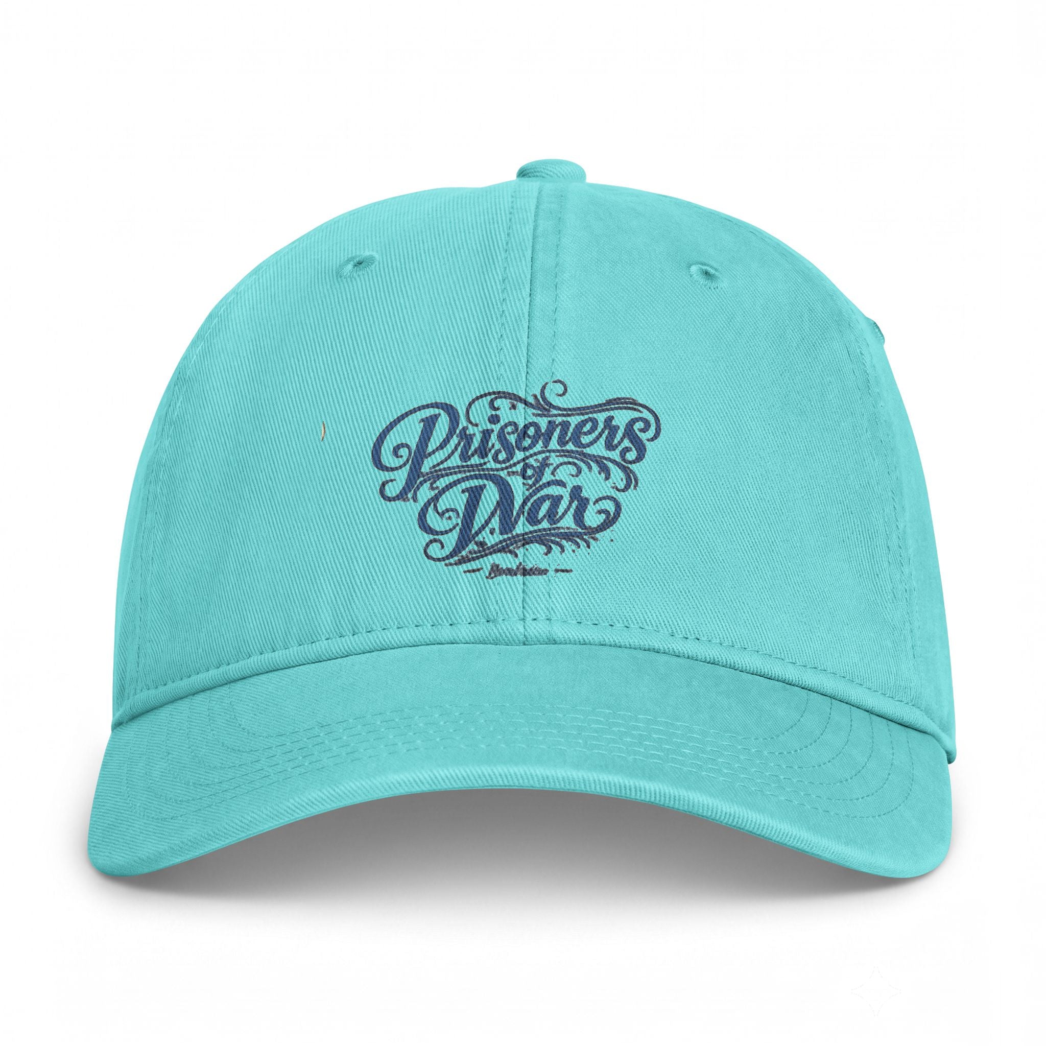 Washed Coastal Cap — Vintage 'Bathers Delight' Embroidered Baseball Hat