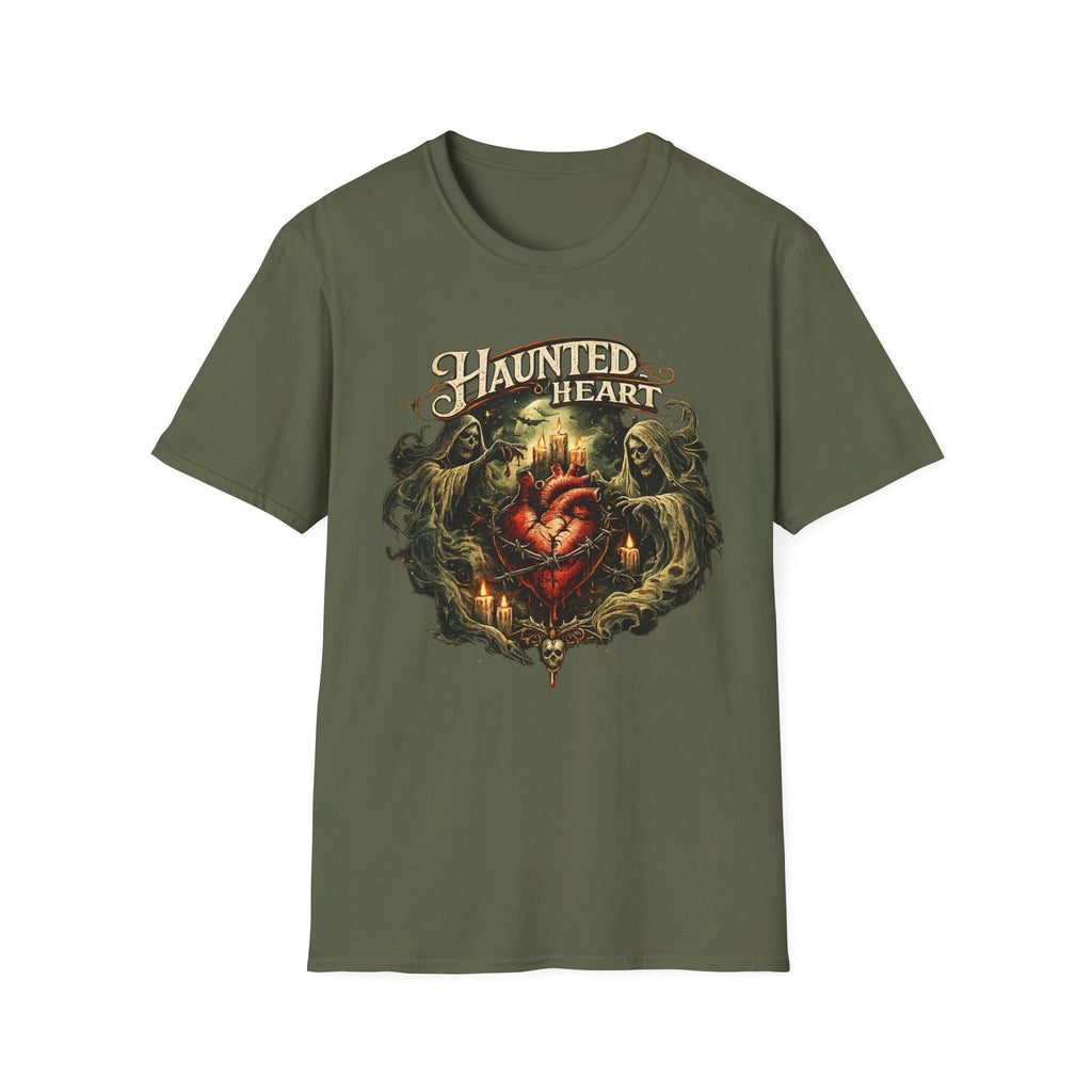 Haunted Heart T-Shirt — Gothic Haunted Heart Vintage Horror Tee