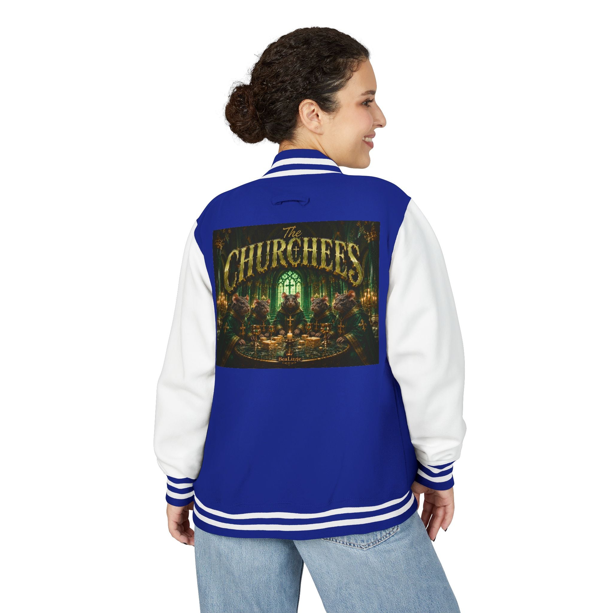 Letterman Jacket — The Churchers Band Logo Varsity Jacket