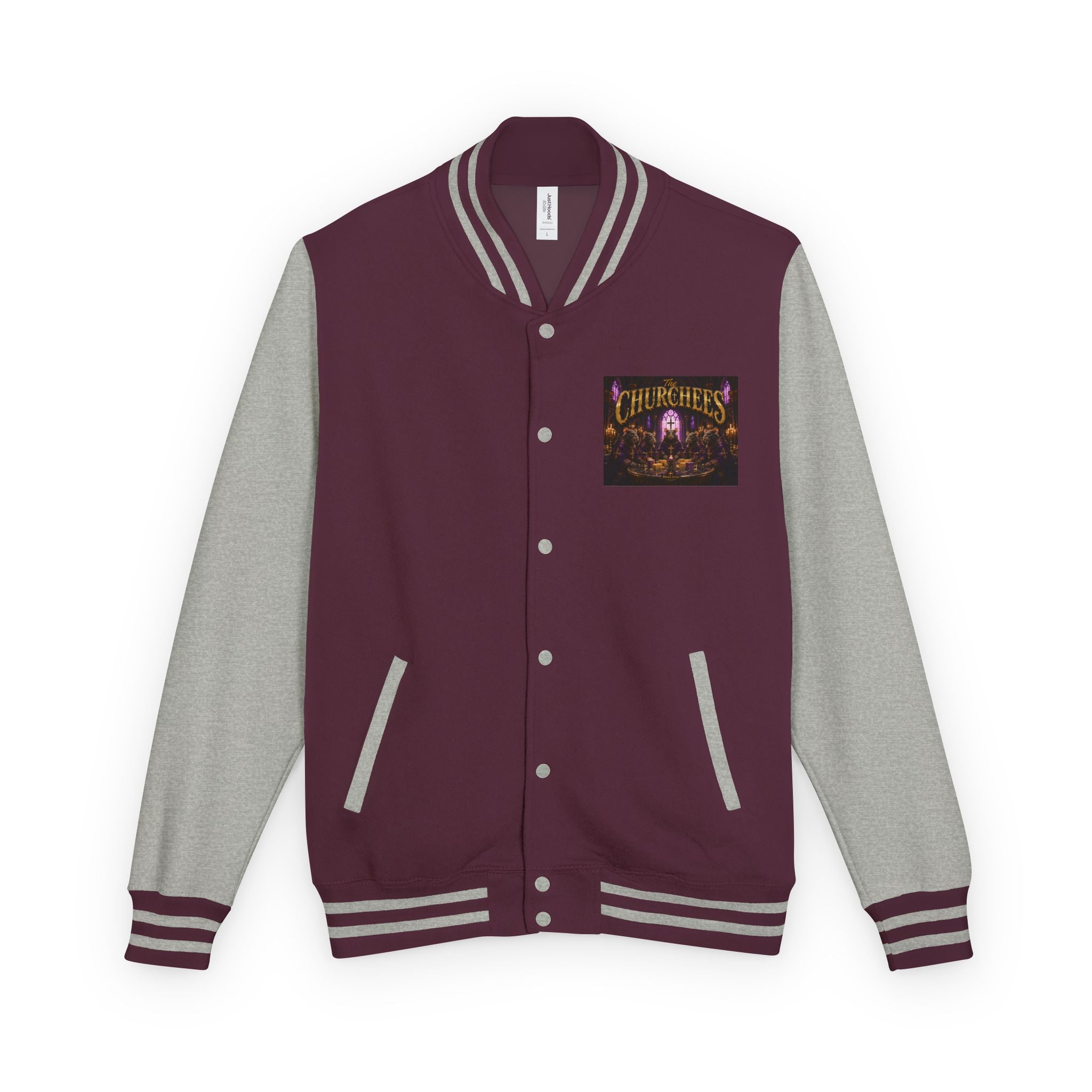 Letterman Jacket — The Churchees Gothic Band Varsity Jacket