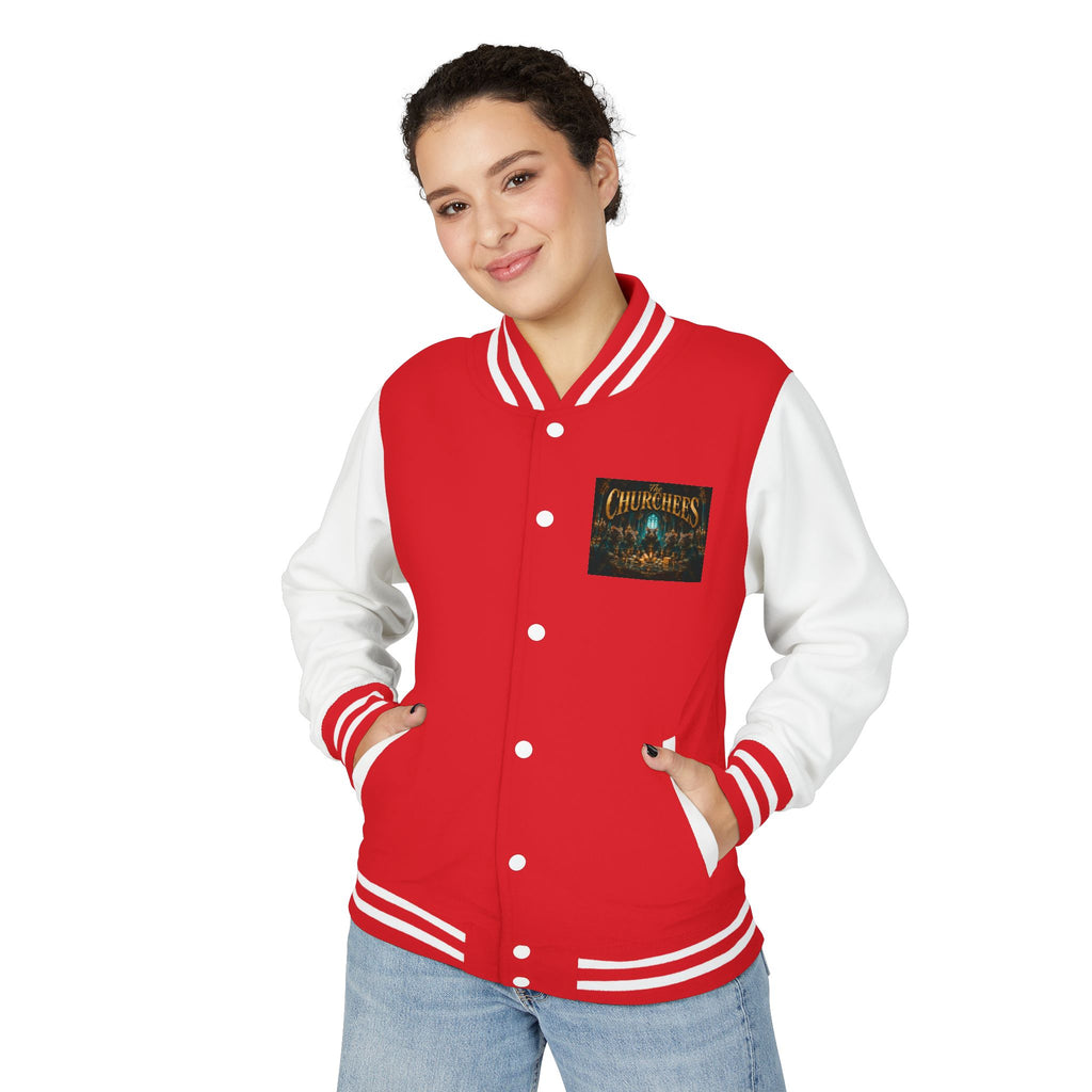 Letterman Jacket — "The Churchees" Retro Band Varsity Jacket