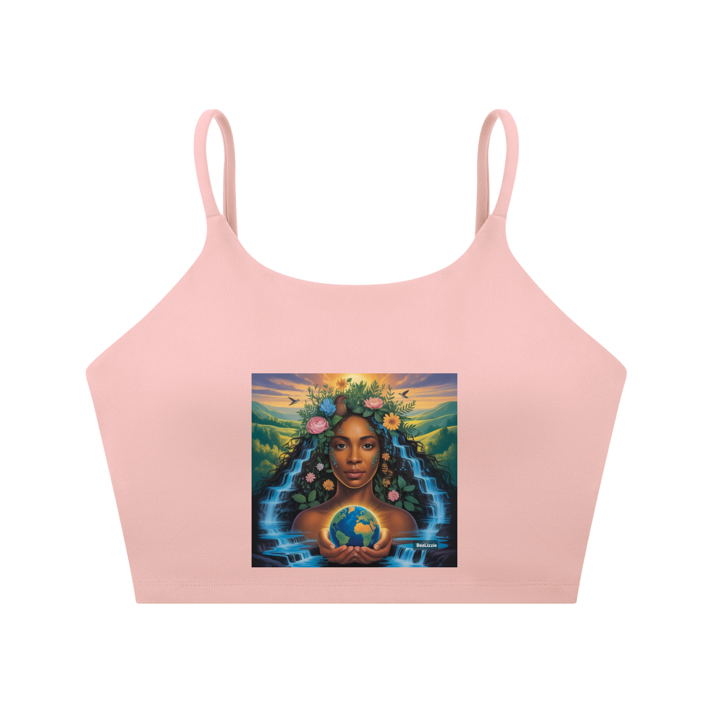 Spaghetti Strap Yoga Sports Bra