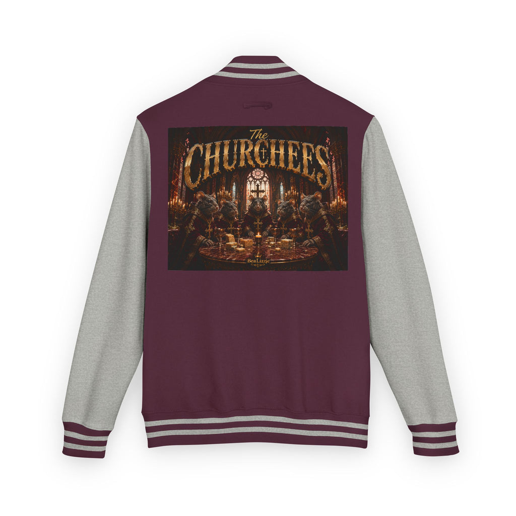 Letterman Jacket — The Churchees Vintage Band Logo Varsity Jacket