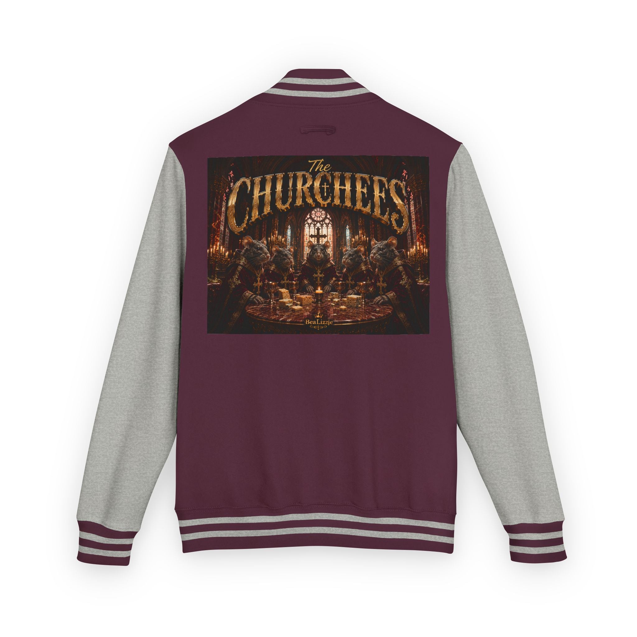 Letterman Jacket — The Churchees Vintage Band Logo Varsity Jacket