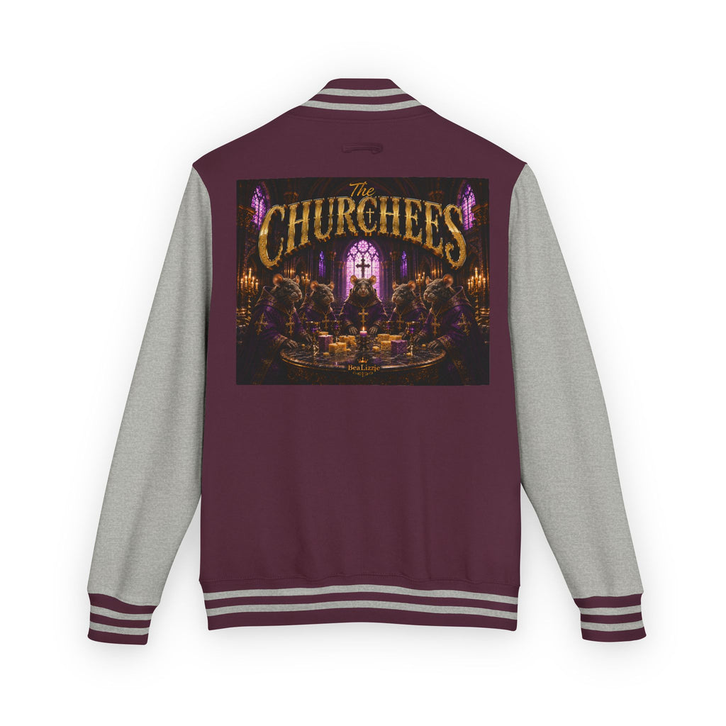 Letterman Jacket — The Churchees Gothic Band Varsity Jacket