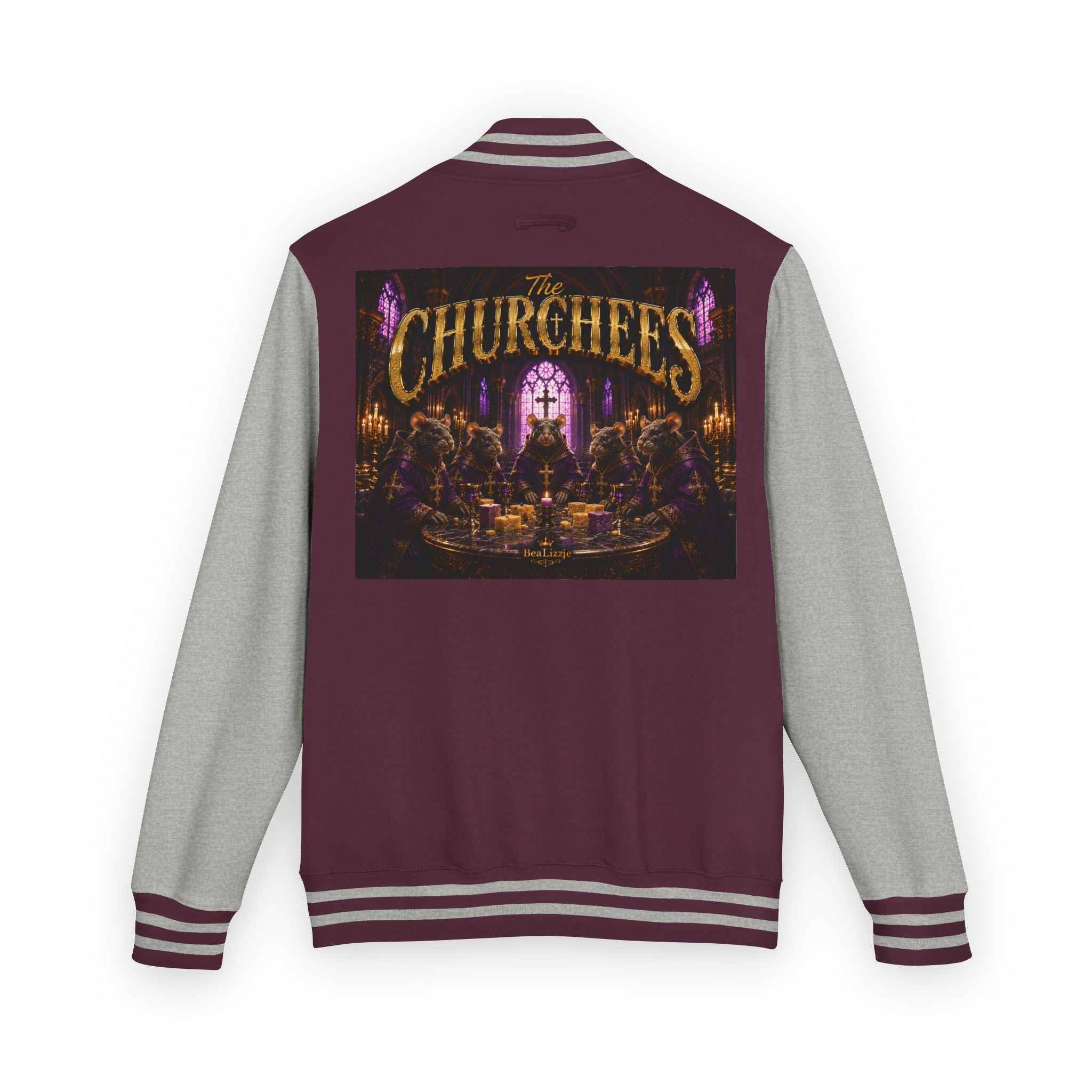 Letterman Jacket — The Churchees Gothic Band Varsity Jacket