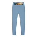 Women's Solid High Rise Leggings