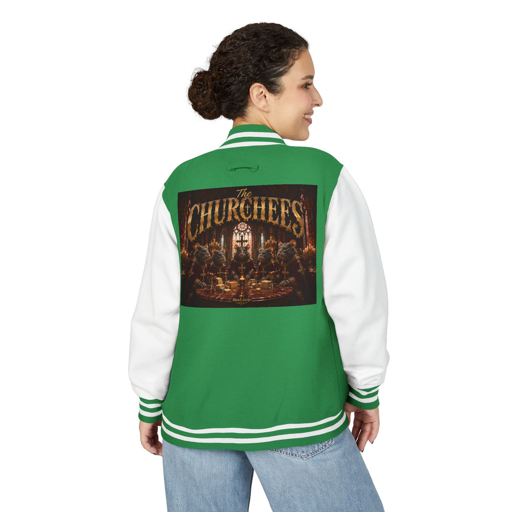 Letterman Jacket — The Churchees Vintage Band Logo Varsity Jacket