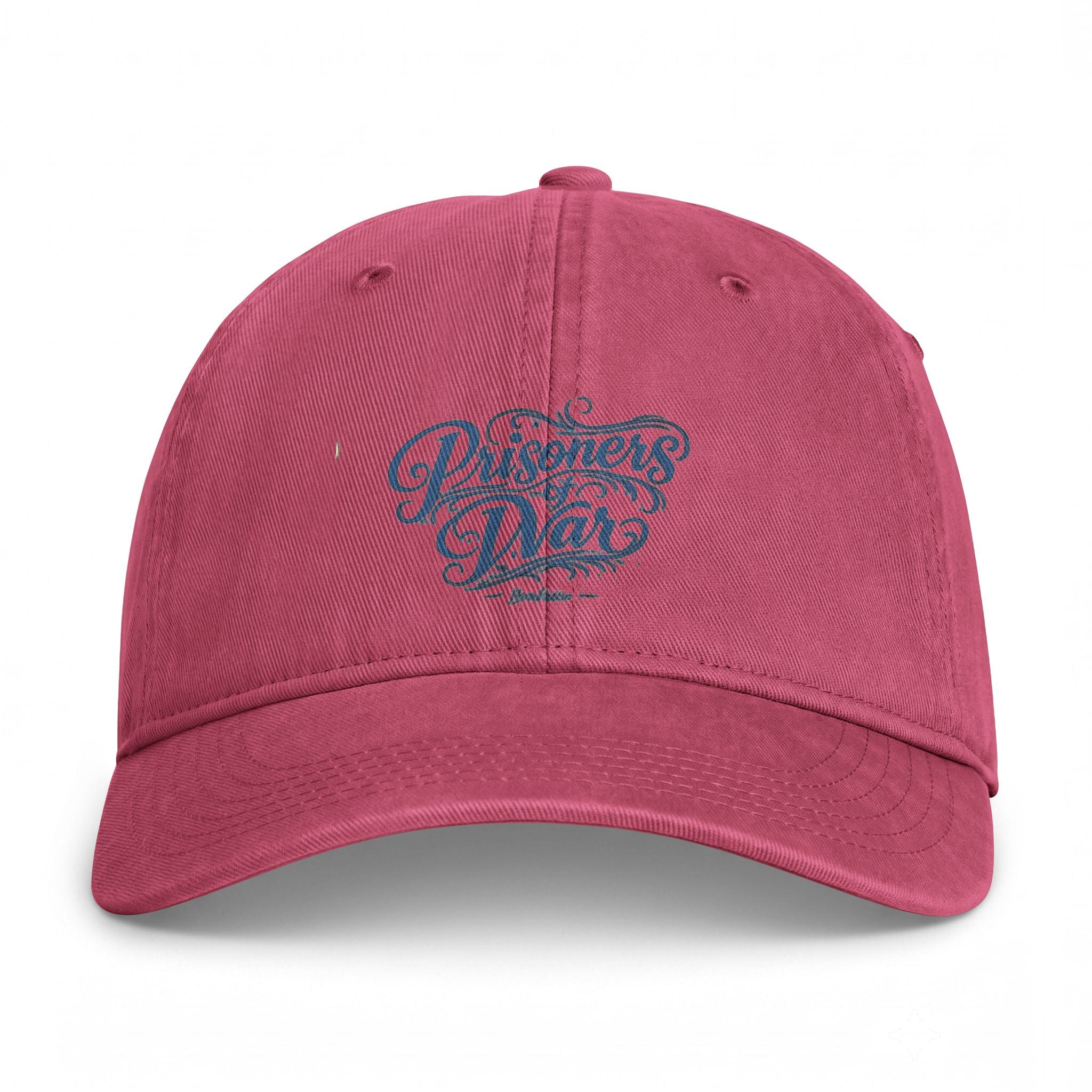 Washed Coastal Cap — Vintage 'Bathers Delight' Embroidered Baseball Hat