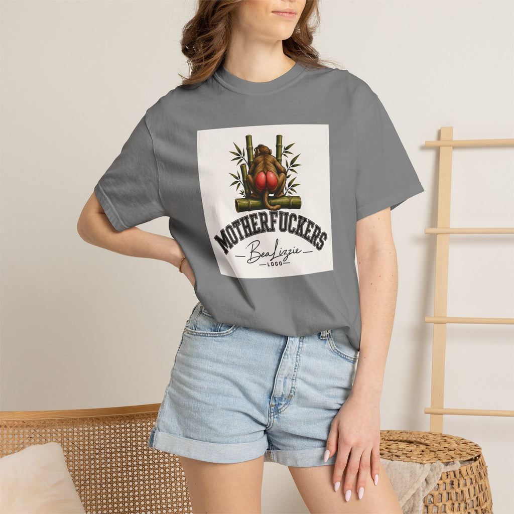 Motherfuckers Buddha Graphic T-Shirt — Retro Buddha & Bamboo Illustration Tee