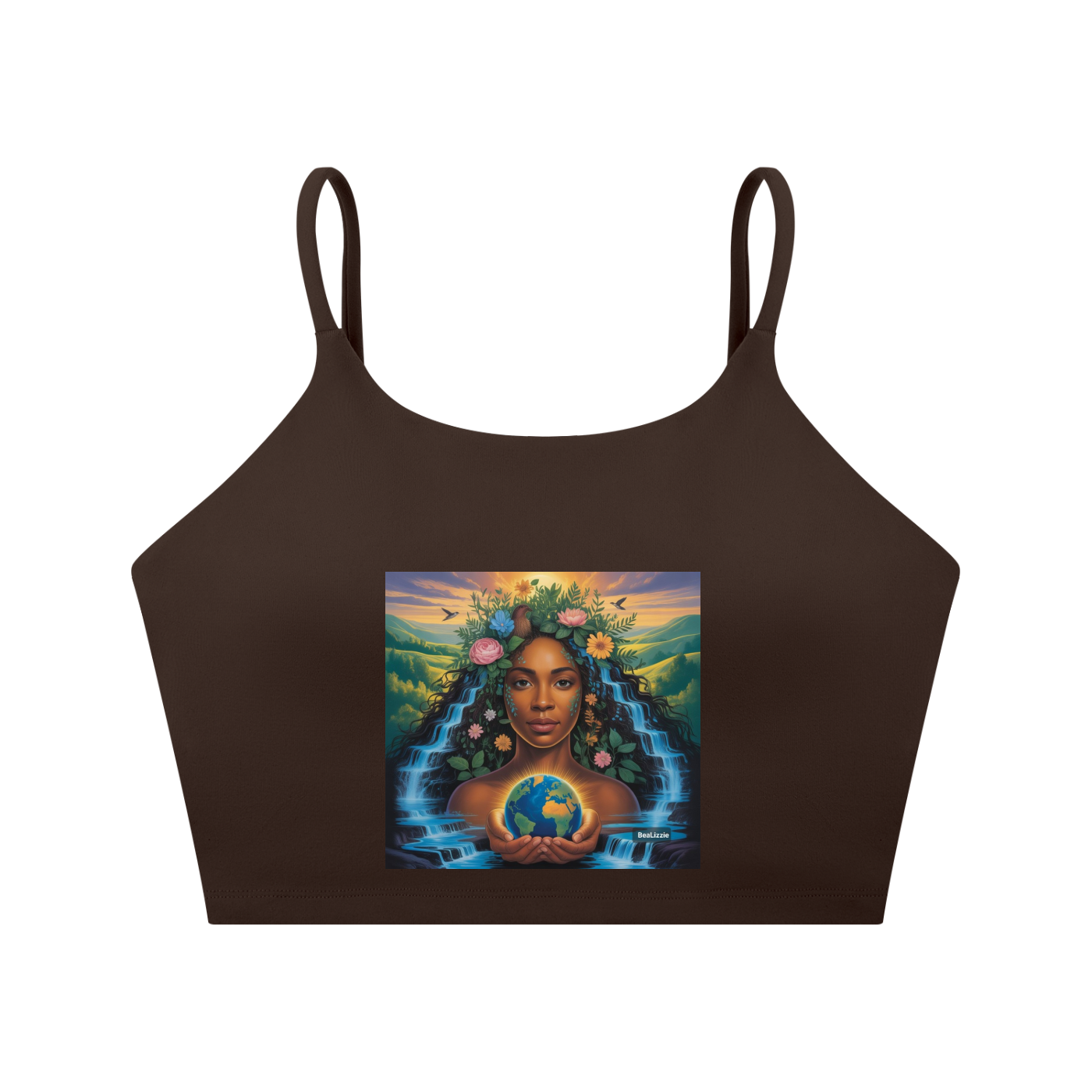 Spaghetti Strap Yoga Sports Bra