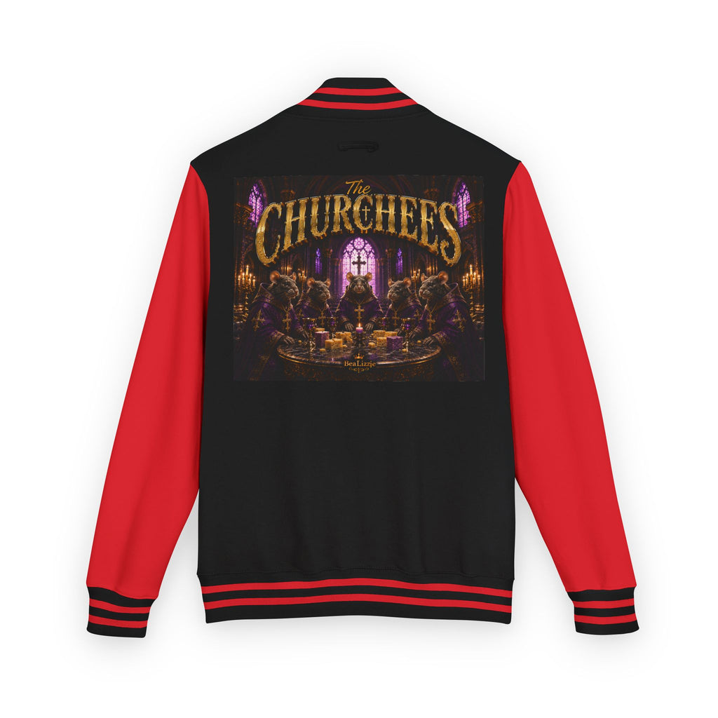 Letterman Jacket — The Churchees Gothic Band Varsity Jacket