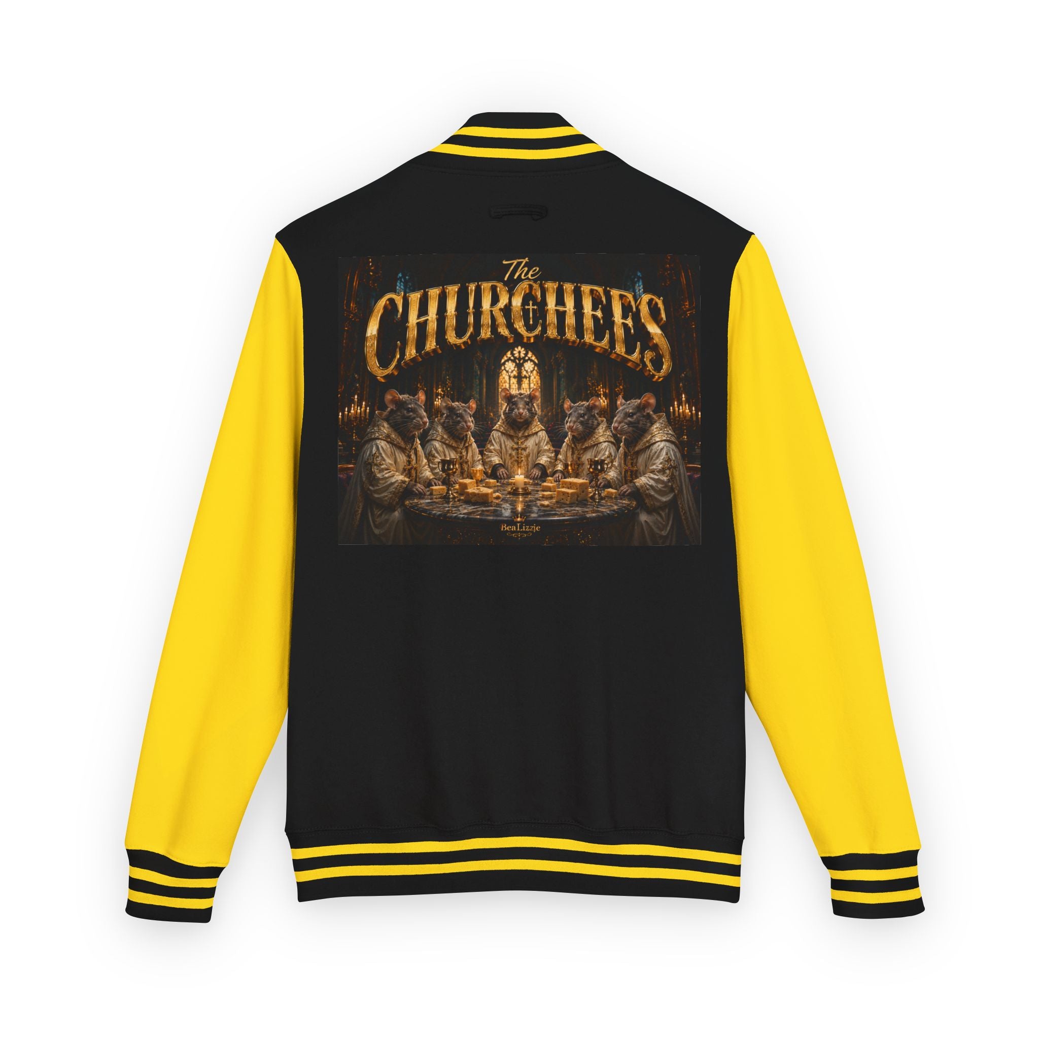 Letterman Jacket — 'The Churchees' Vintage Horror Band Varsity Jacket