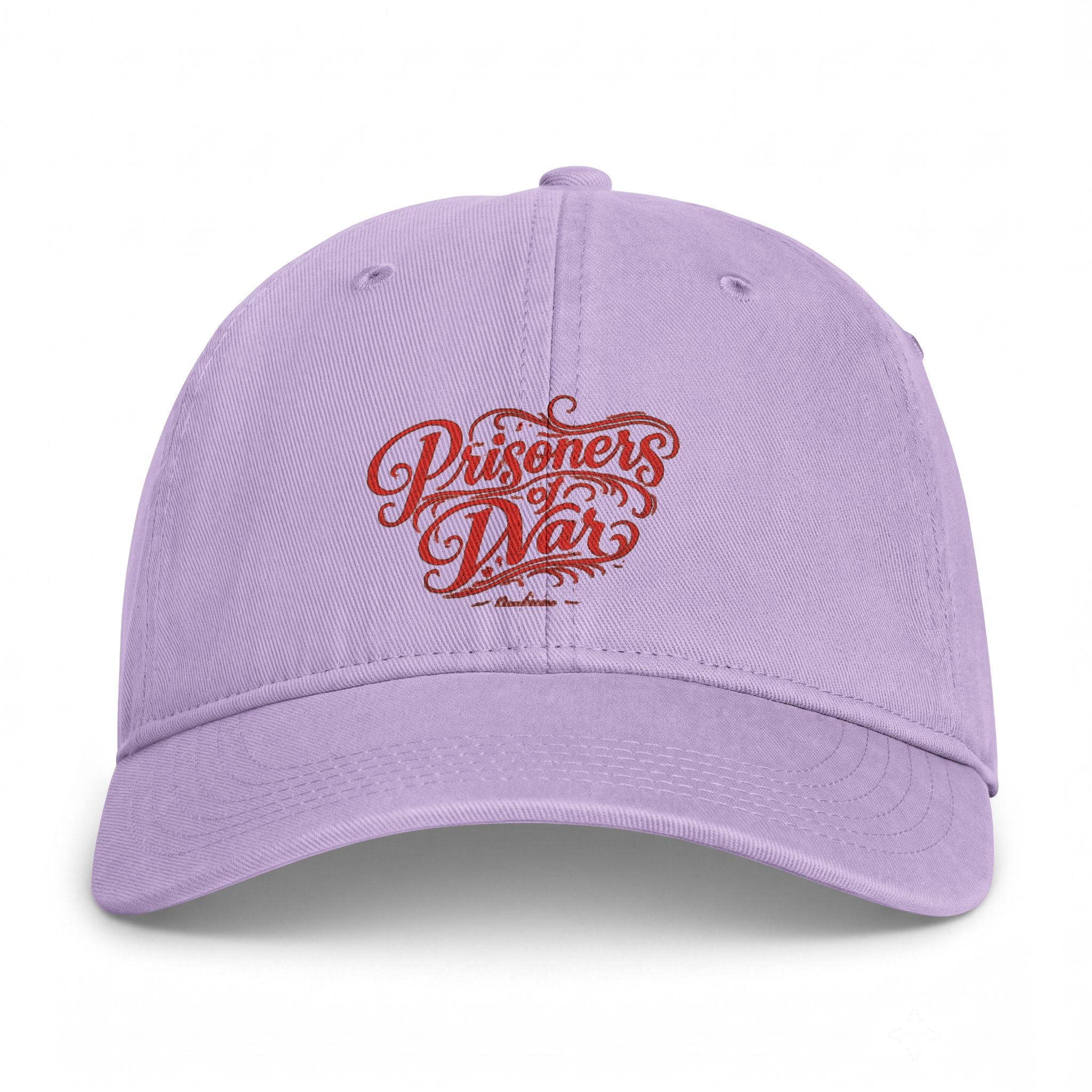 Washed Baseball Cap — "Endless Days" Coastal Retro Script Embroidered Hat