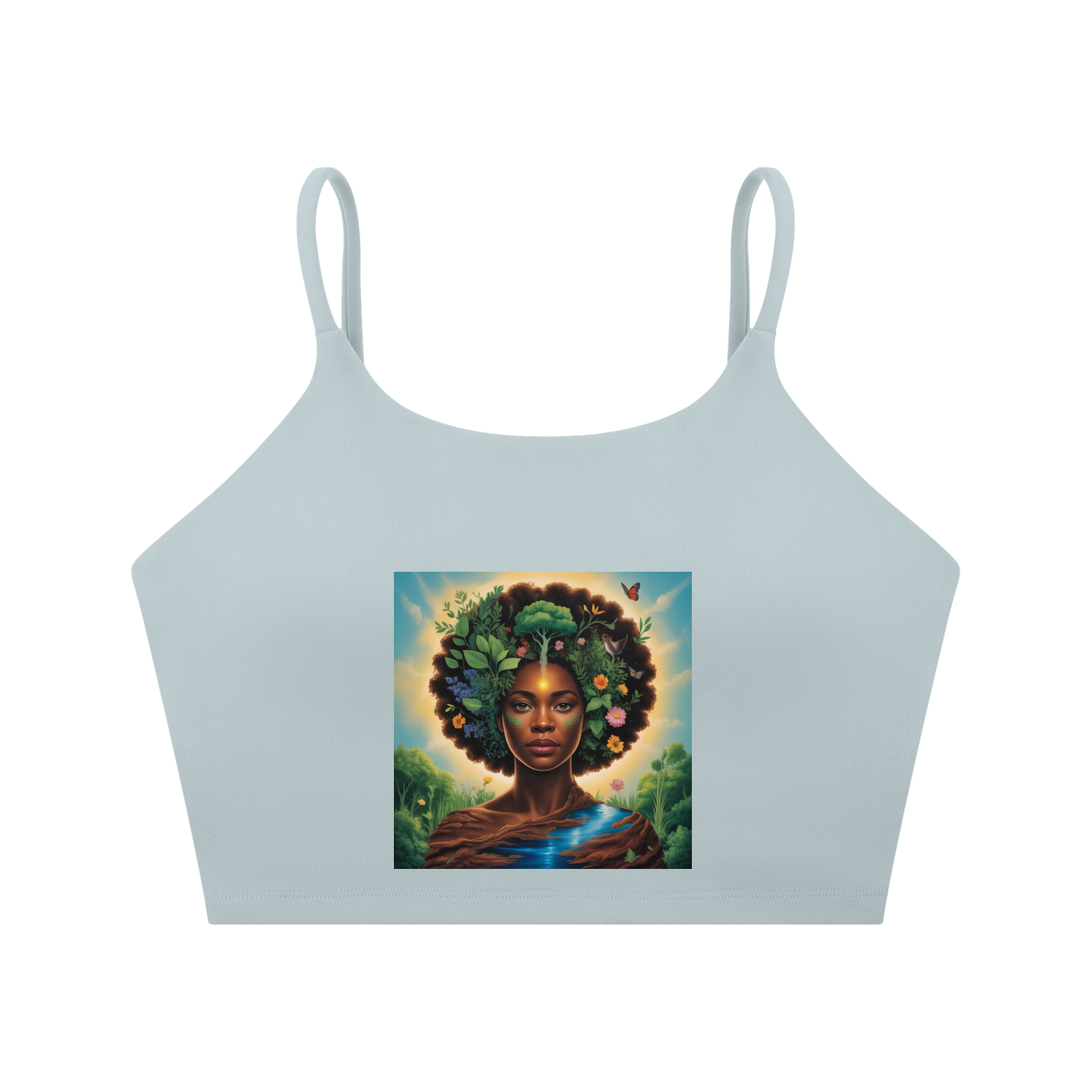 Spaghetti Strap Yoga Sports Bra