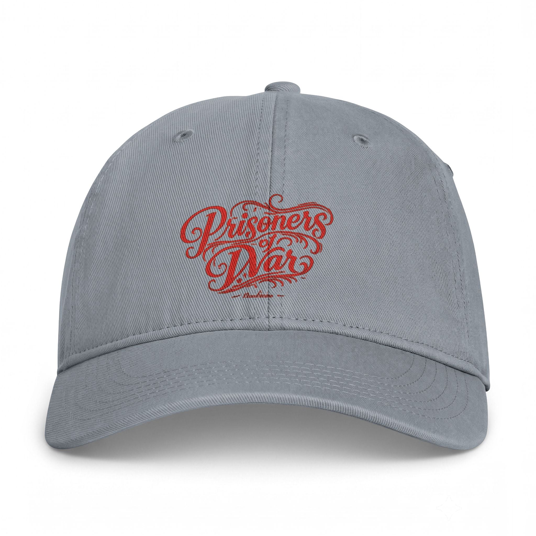 Washed Baseball Cap — "Endless Days" Coastal Retro Script Embroidered Hat