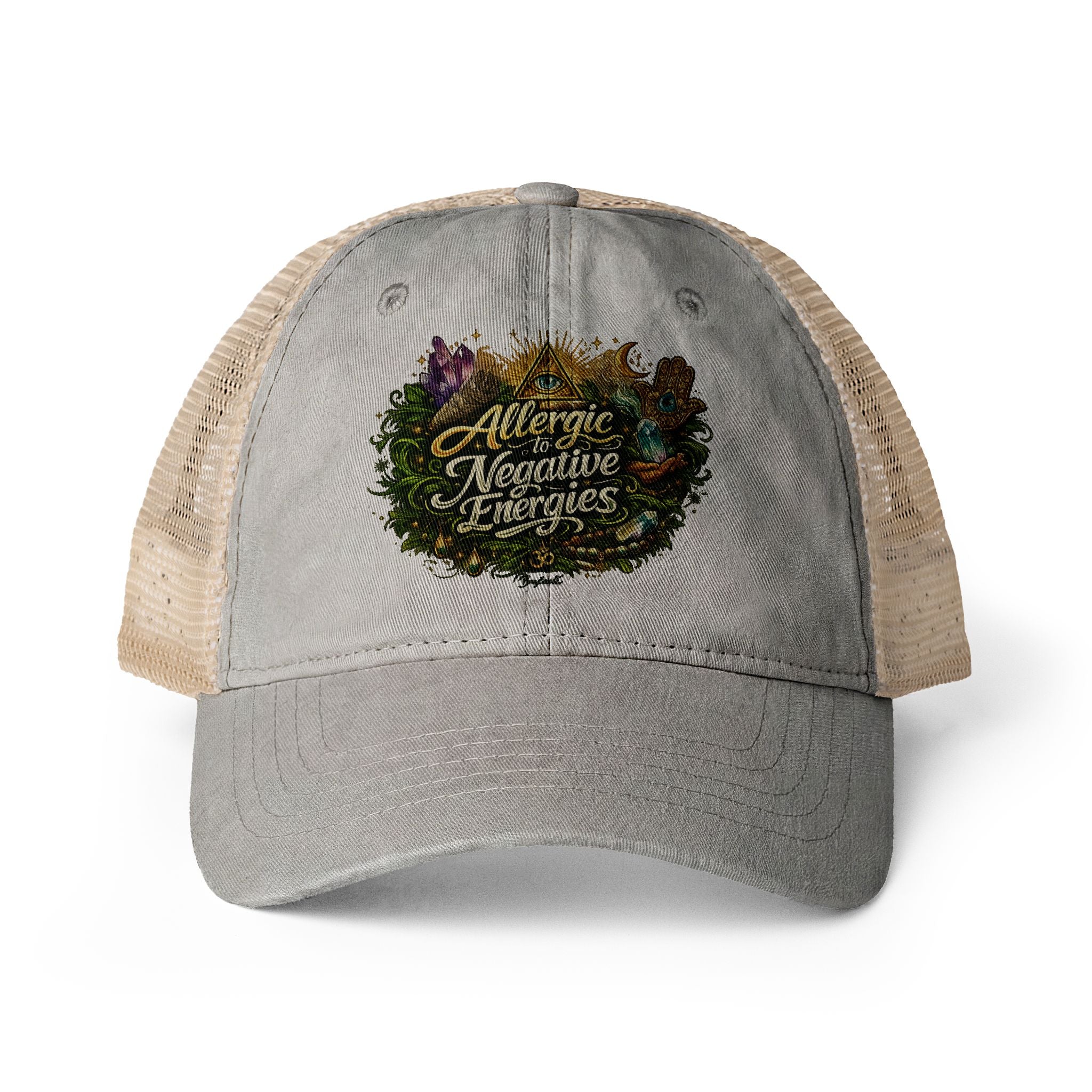 Women's Washed Mesh-Back Cap