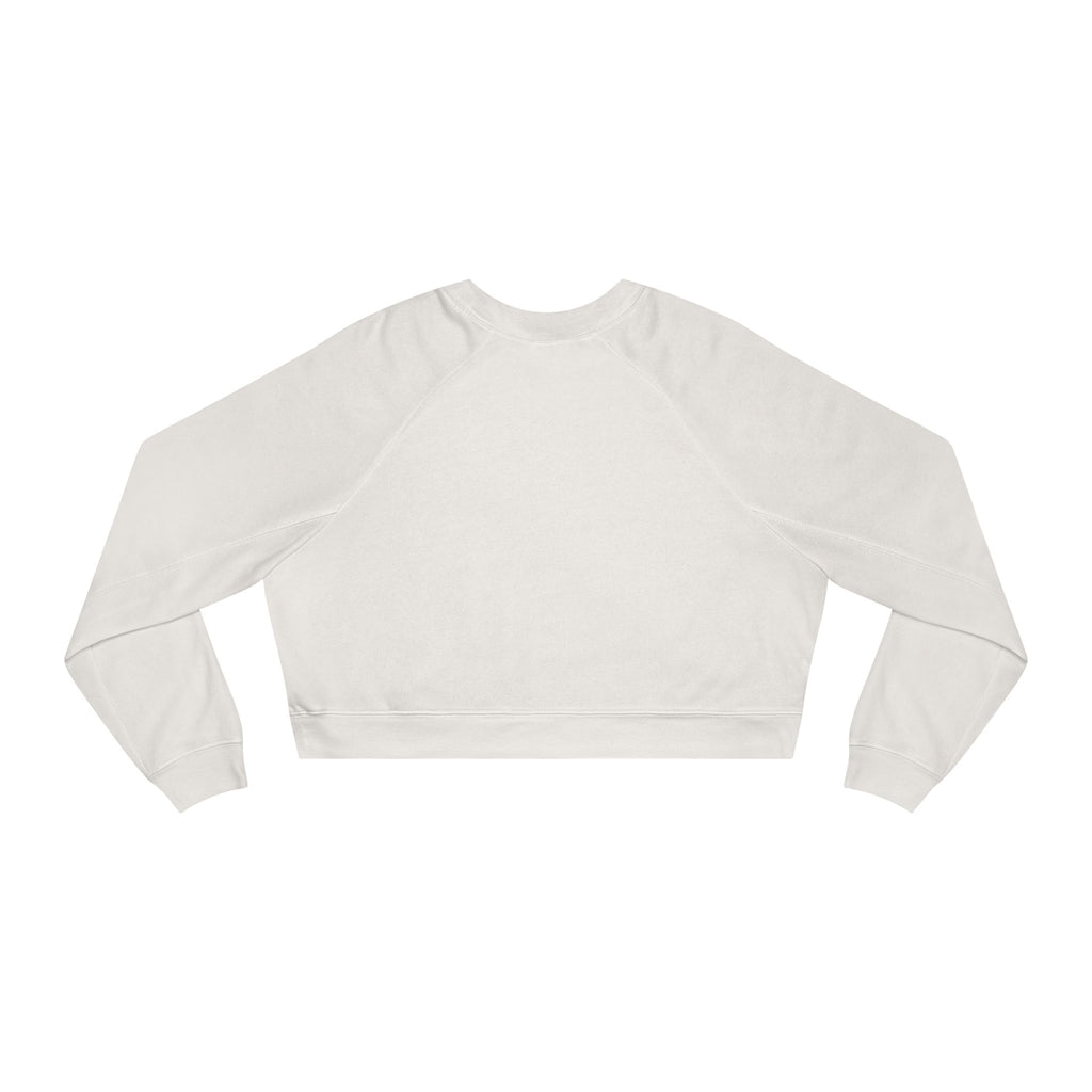 Cropped Fleece Pullover Elegant "BeaLizzie" Women's Crop Sweatshirt