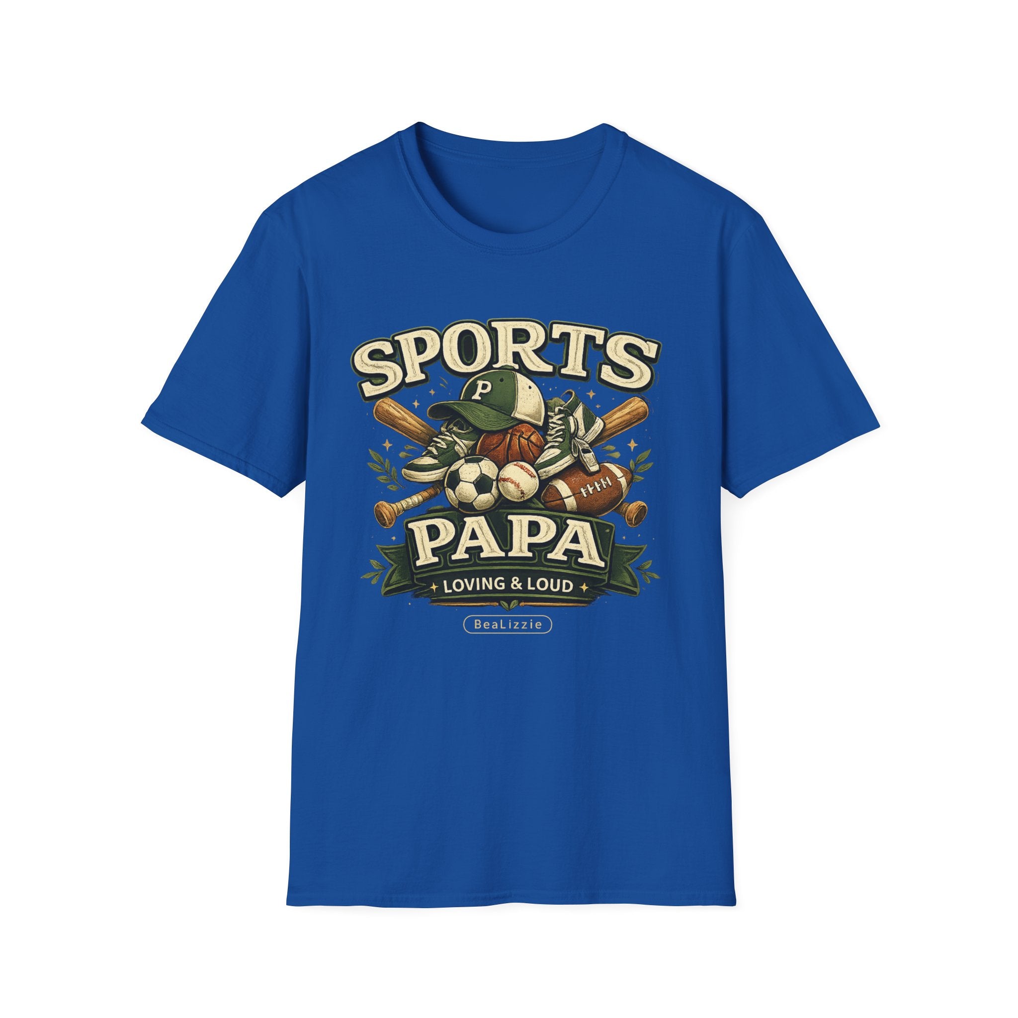 Sports Papa T-Shirt — Loving & Loud Vintage Sports Dad Tee