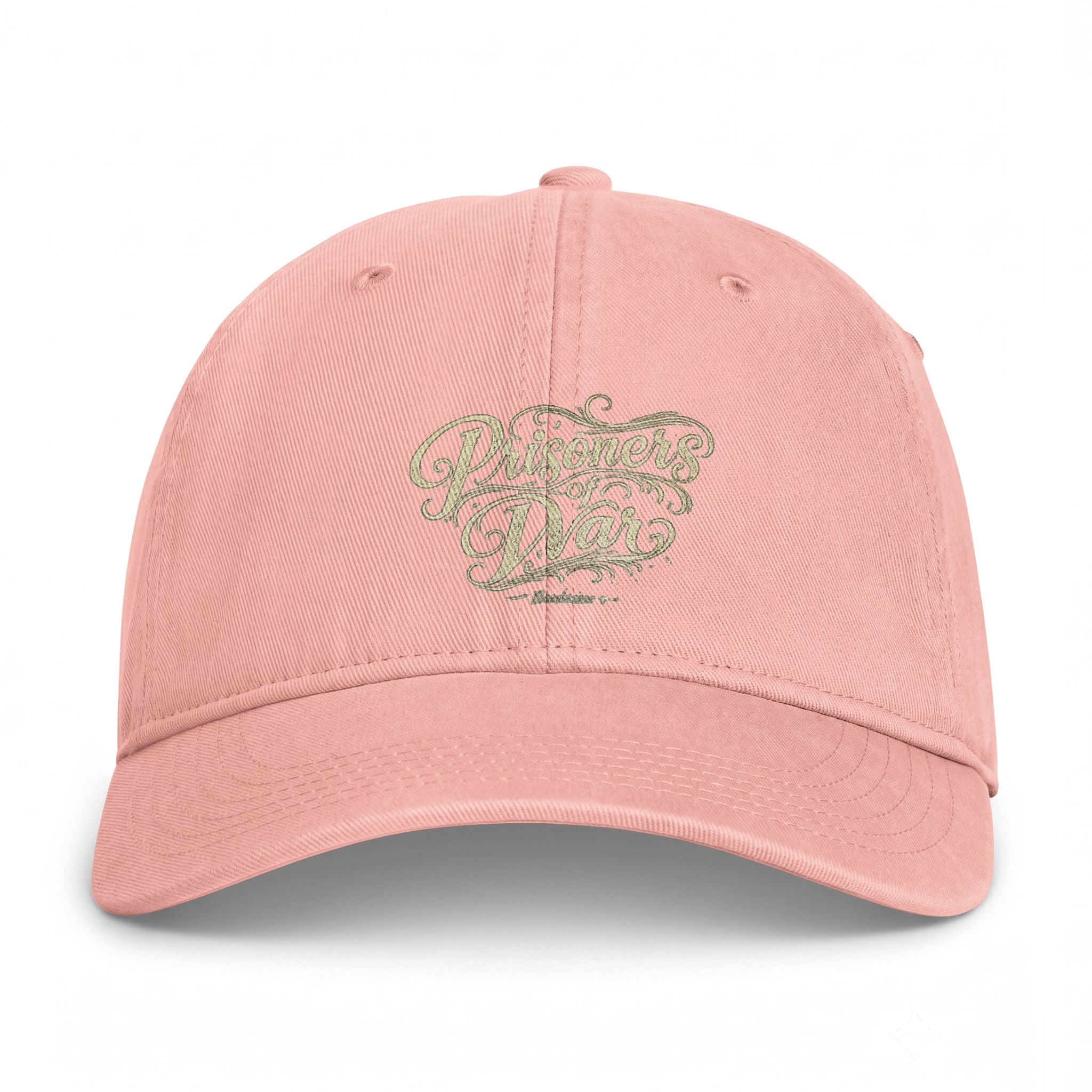 Coastal Washed Cap — Vintage Script Beach Dad Hat