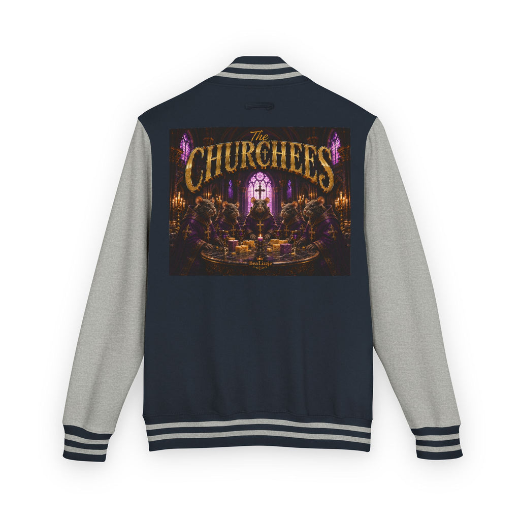 Letterman Jacket — The Churchees Gothic Band Varsity Jacket