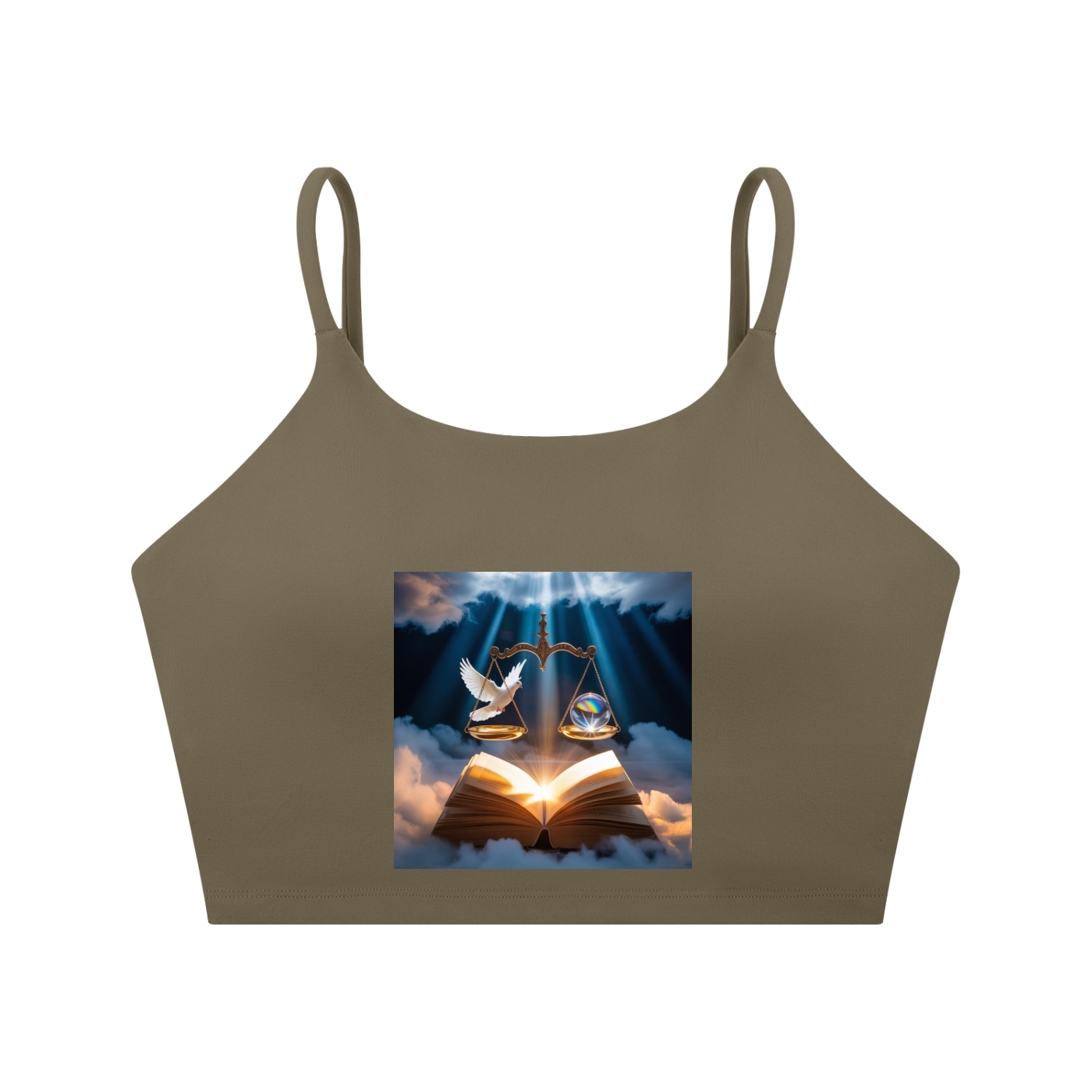 Spaghetti Strap Yoga Sports Bra