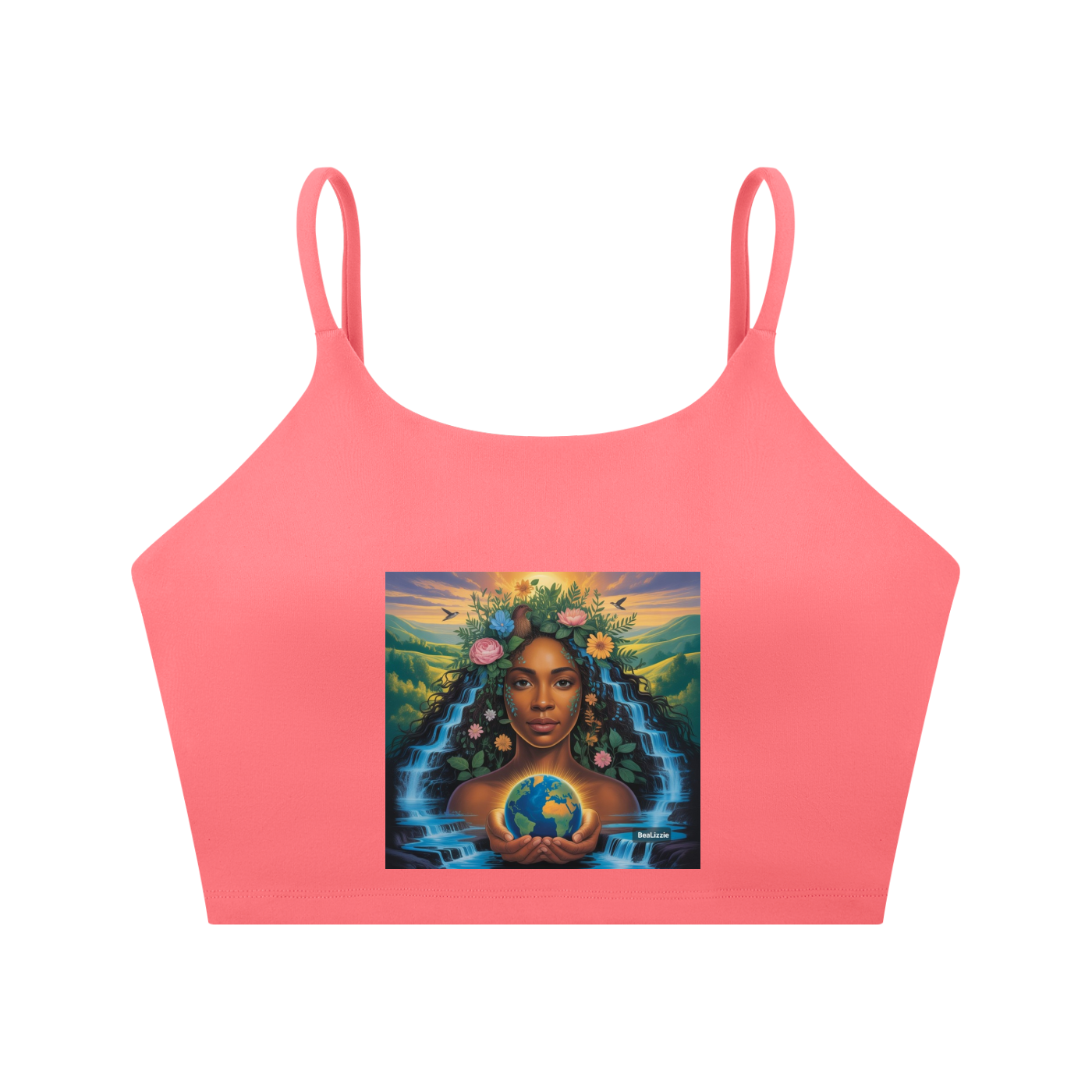 Spaghetti Strap Yoga Sports Bra