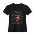 Playing for Keeps Rose Tee — Women's Fitted Floral Graphic Shirt