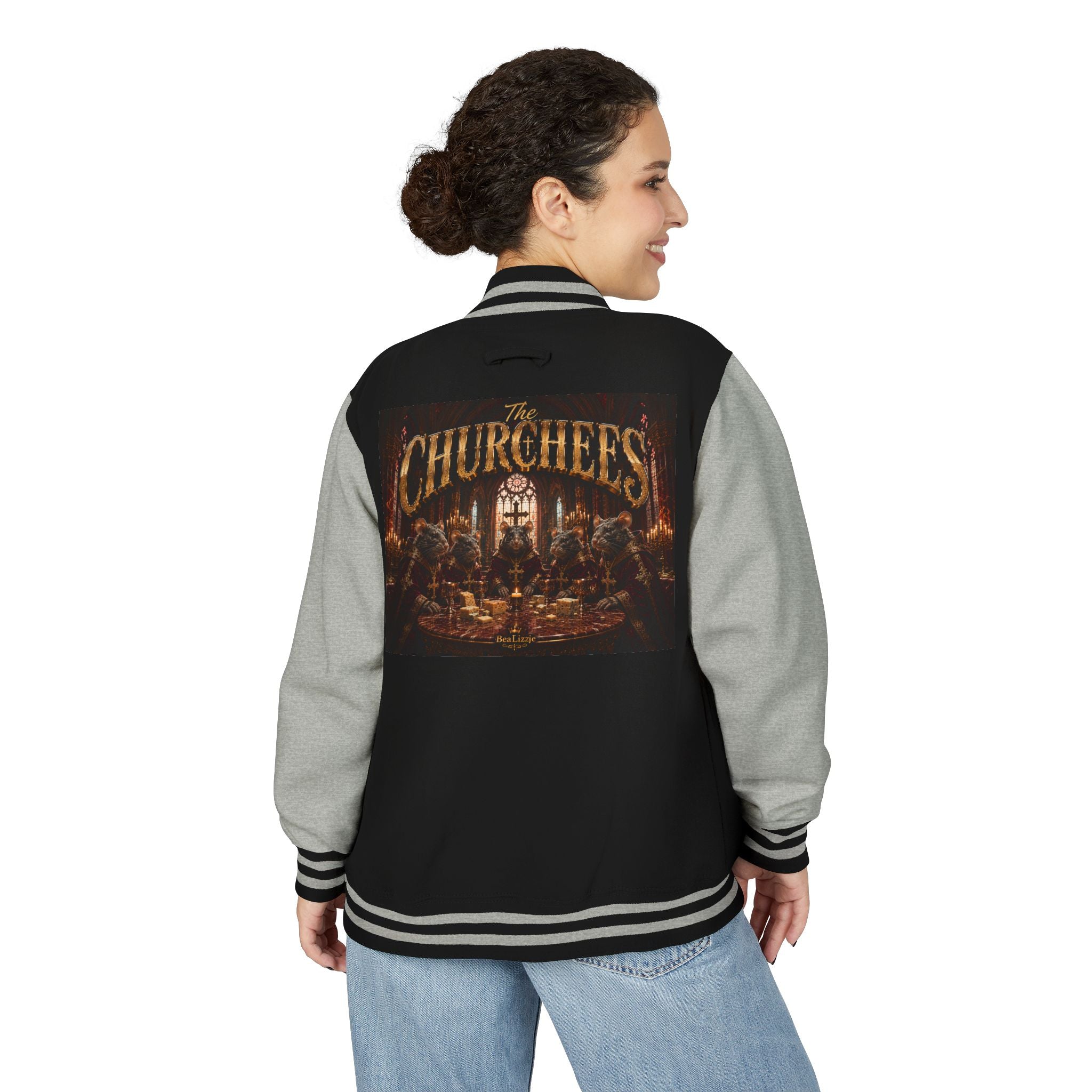 Letterman Jacket — The Churchees Vintage Band Logo Varsity Jacket