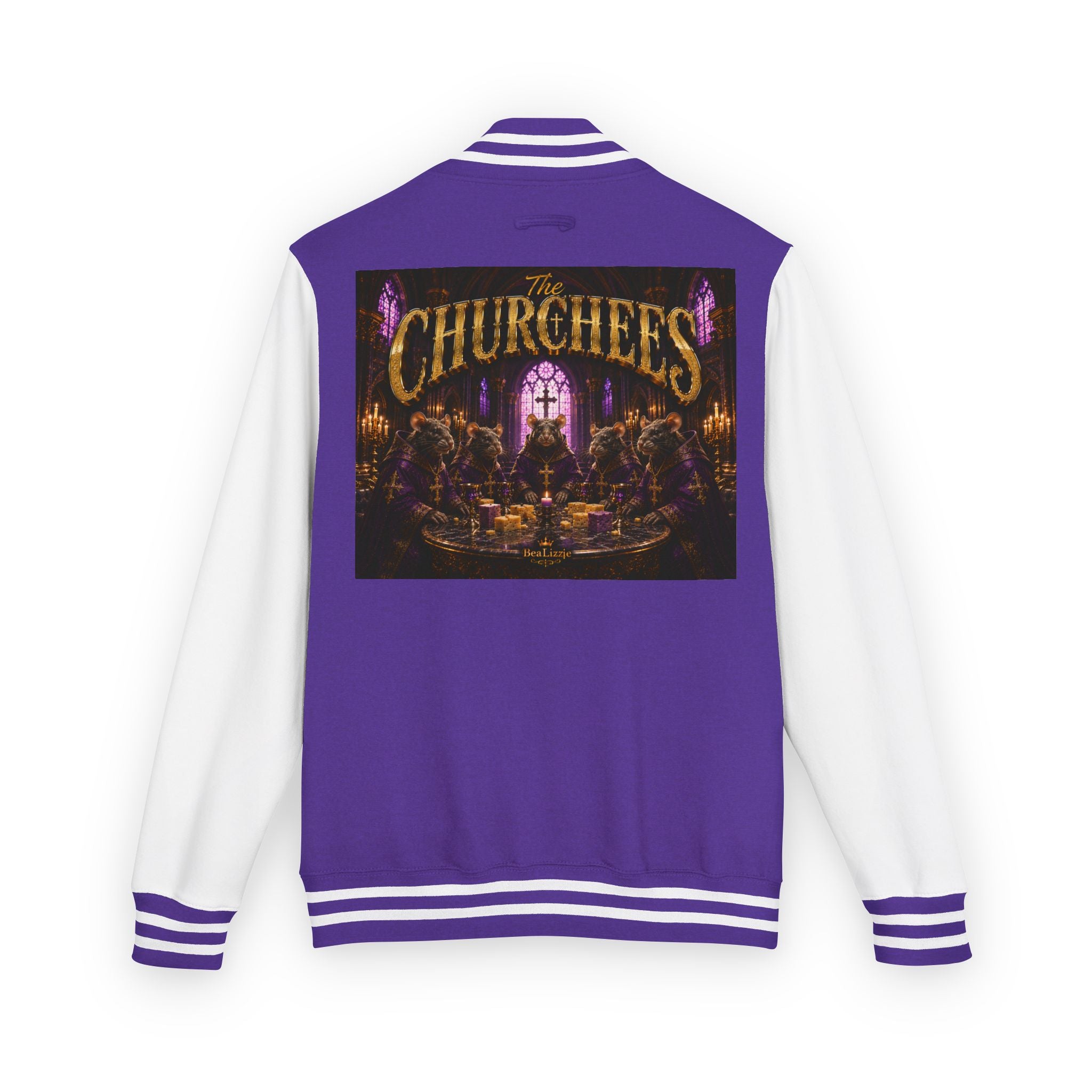 Letterman Jacket — The Churchees Gothic Band Varsity Jacket