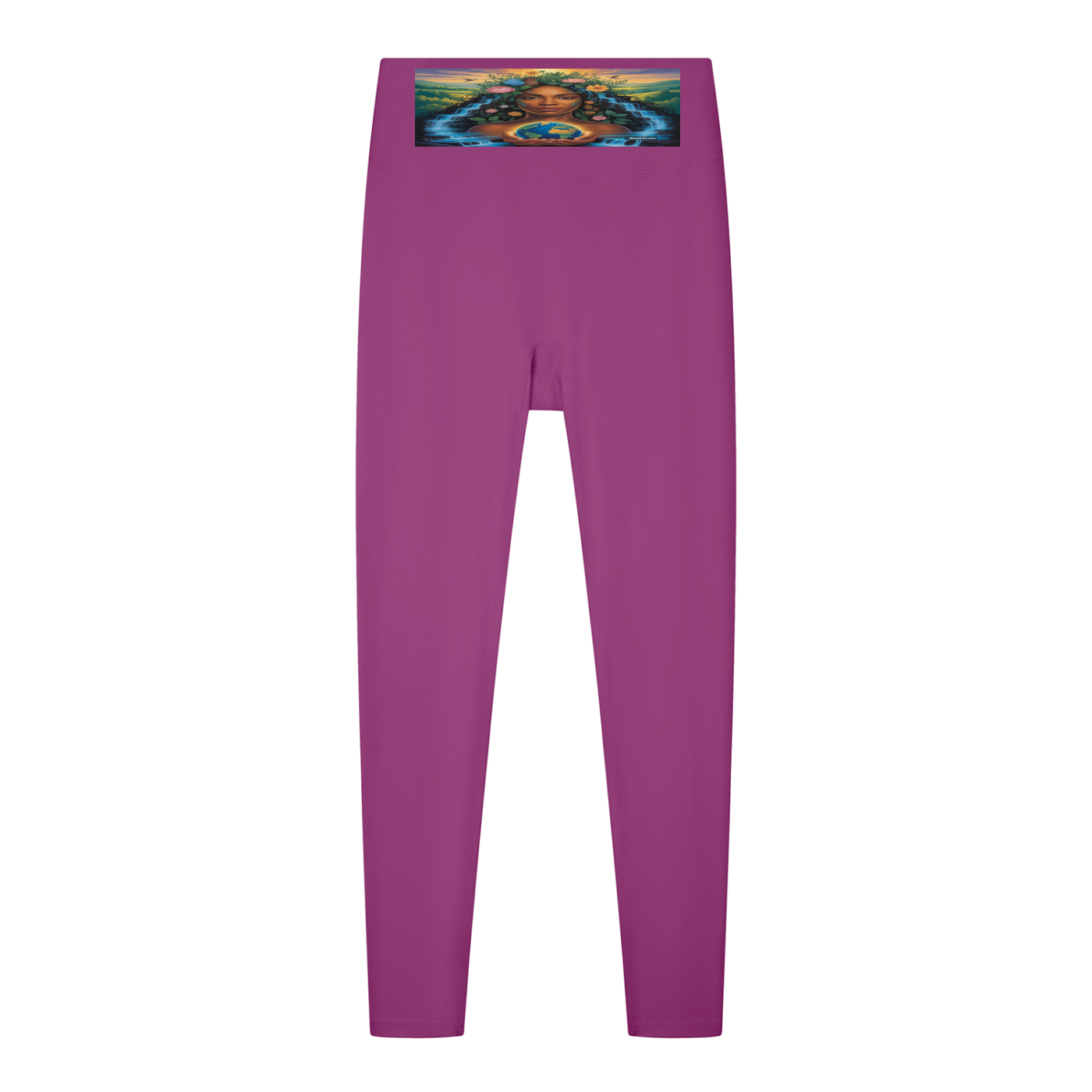 Legging taille haute uni pour femme
