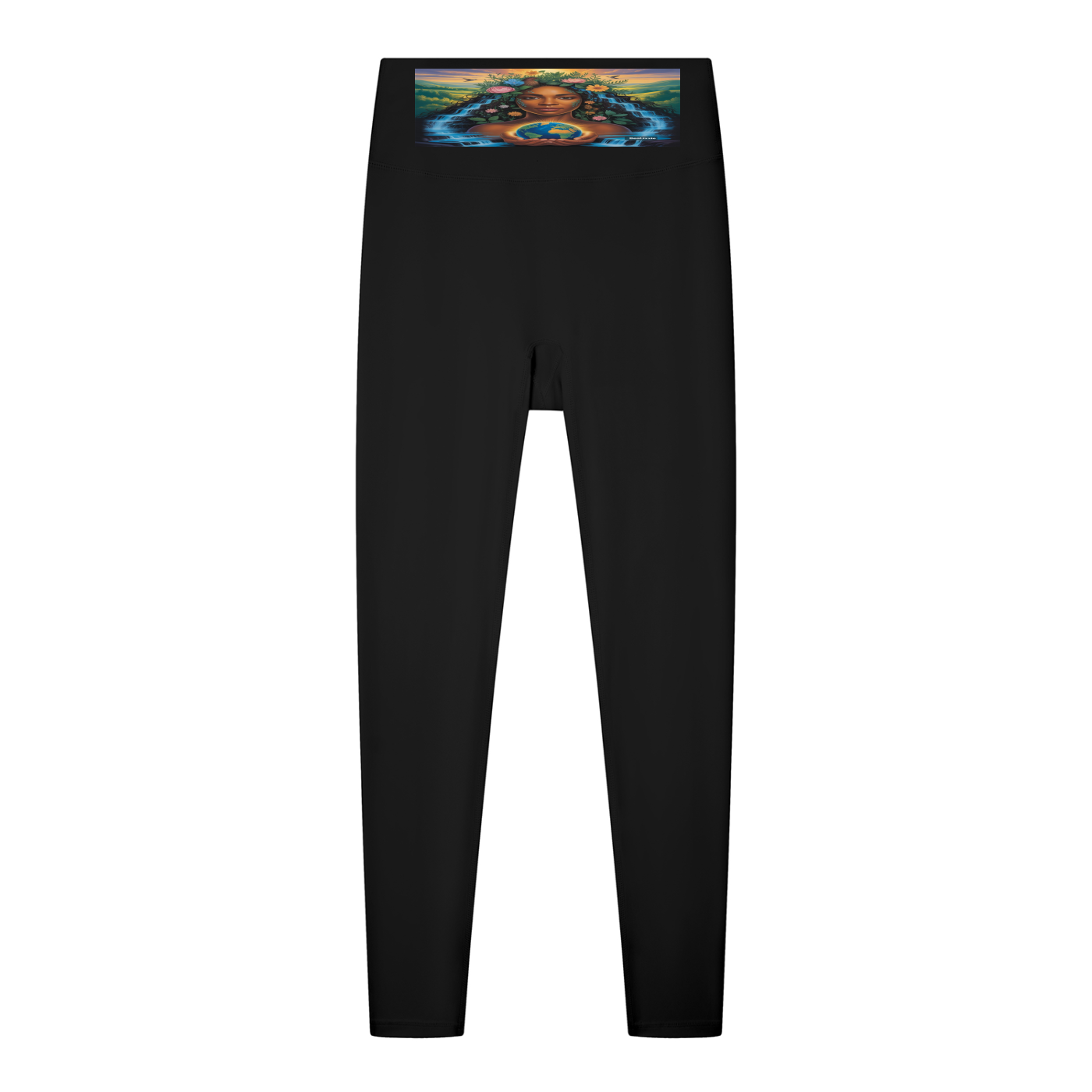 Legging taille haute uni pour femme