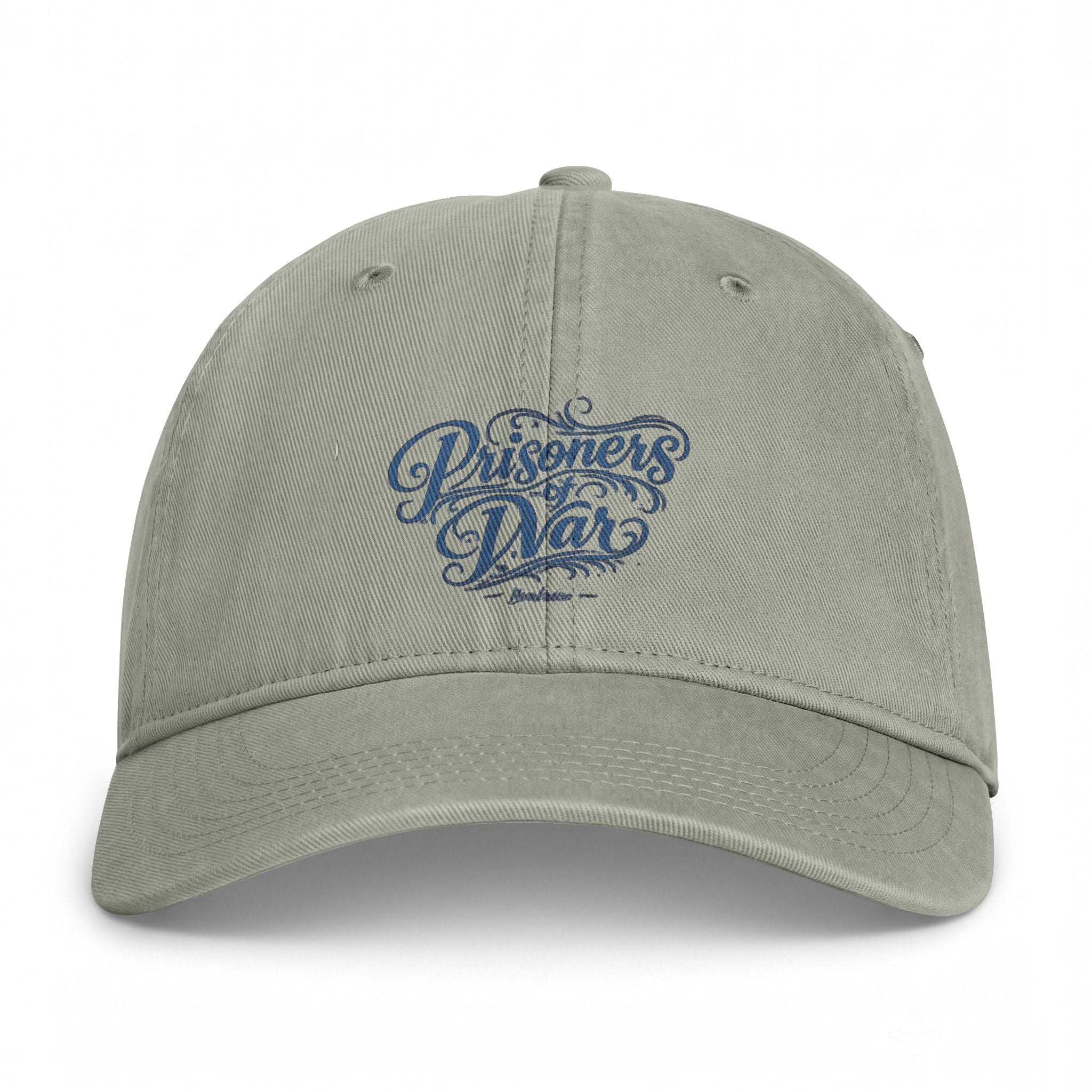 Washed Coastal Cap — Vintage 'Bathers Delight' Embroidered Baseball Hat