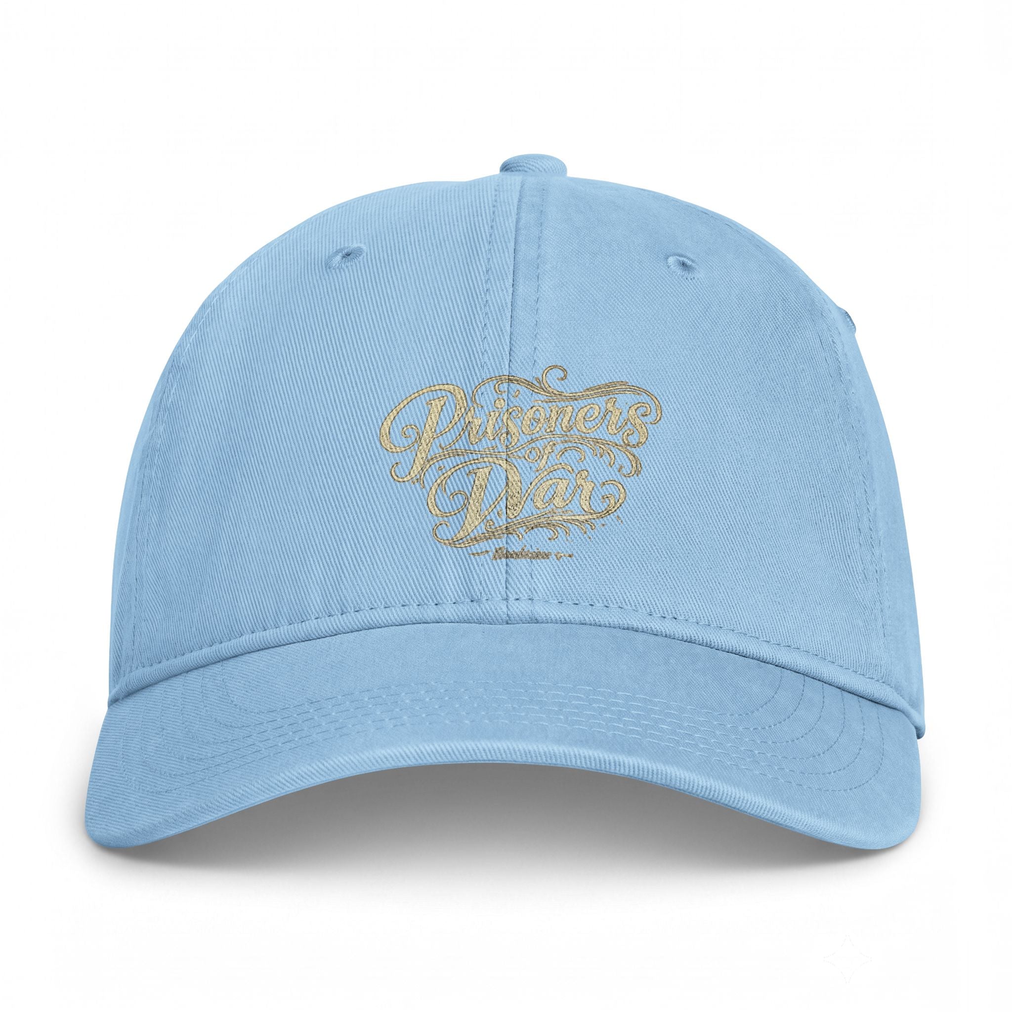 Coastal Washed Cap — Vintage Script Beach Dad Hat