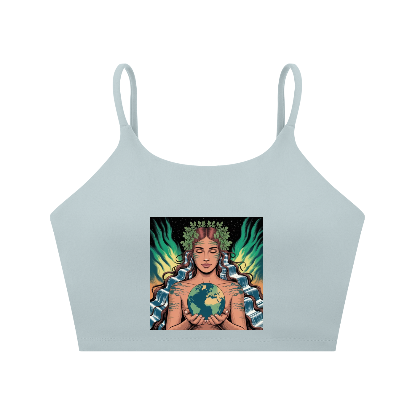 Spaghetti Strap Yoga Sports Bra