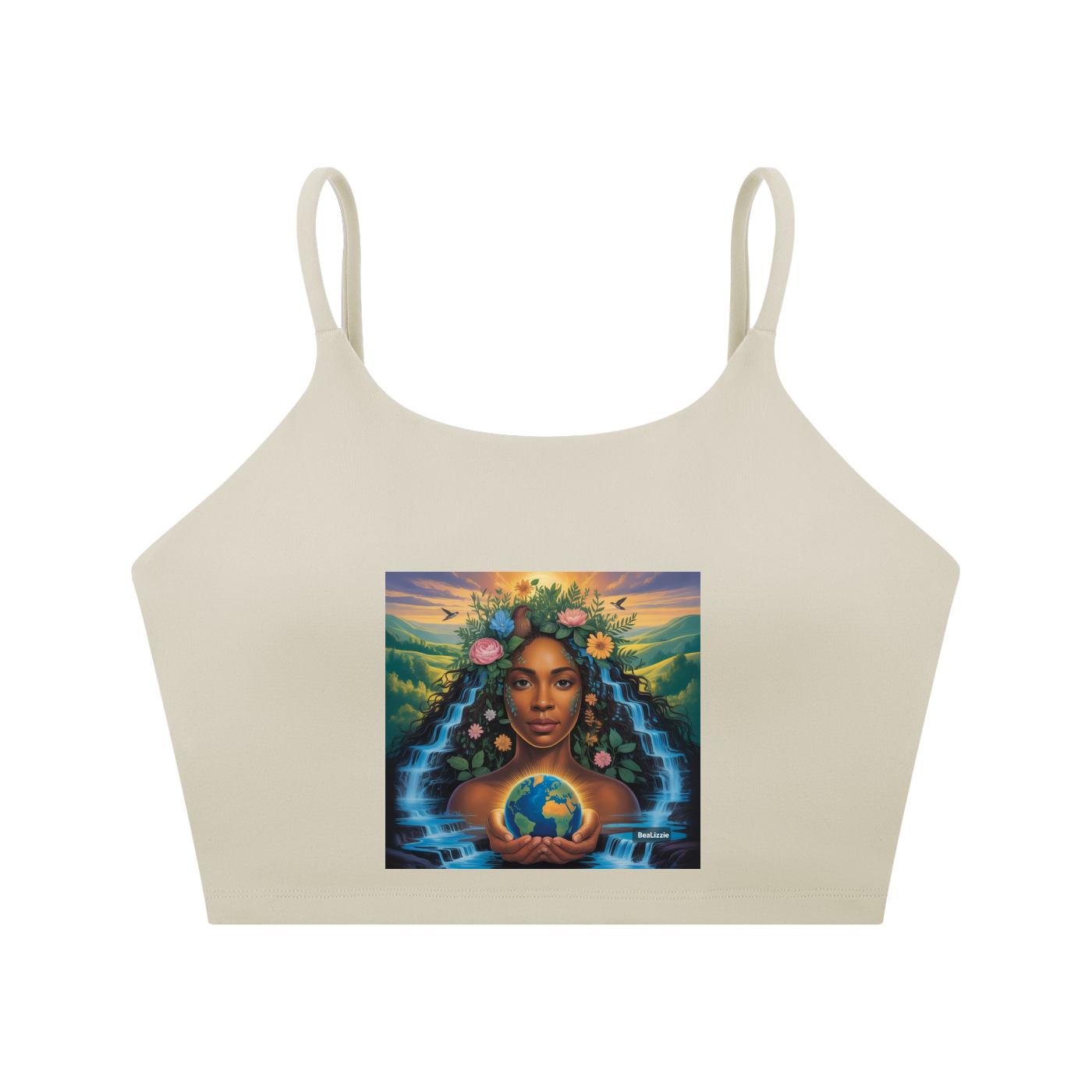 Spaghetti Strap Yoga Sports Bra