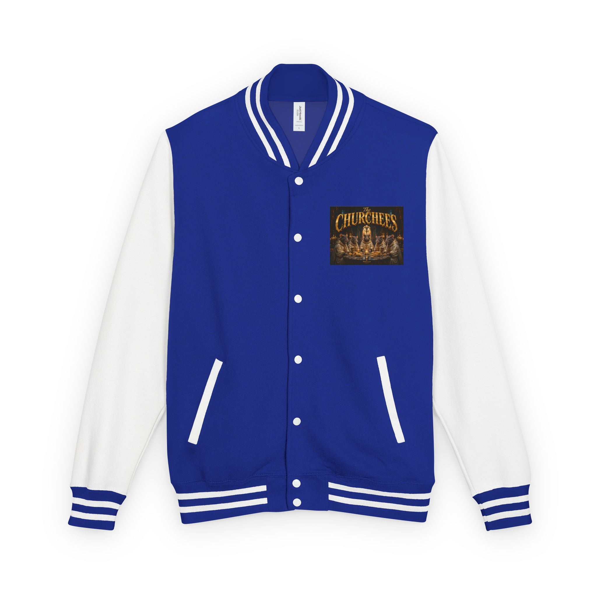 Letterman Jacket — 'The Churchees' Vintage Horror Band Varsity Jacket