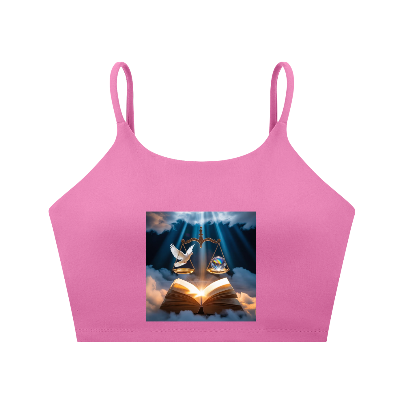 Spaghetti Strap Yoga Sports Bra