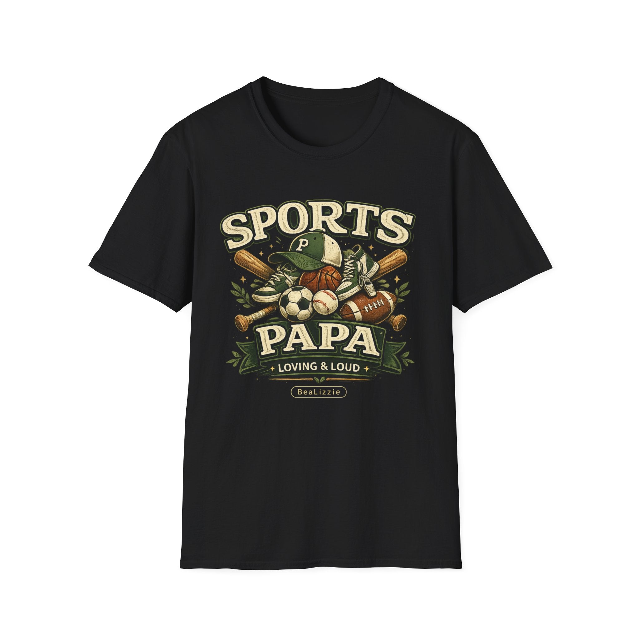 Sports Papa T-Shirt — Loving & Loud Vintage Sports Dad Tee
