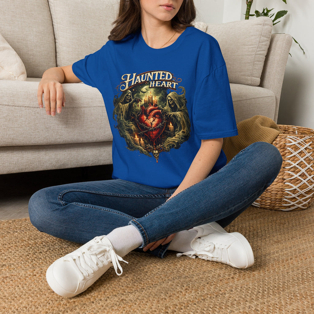 Haunted Heart T-Shirt — Gothic Haunted Heart Vintage Horror Tee
