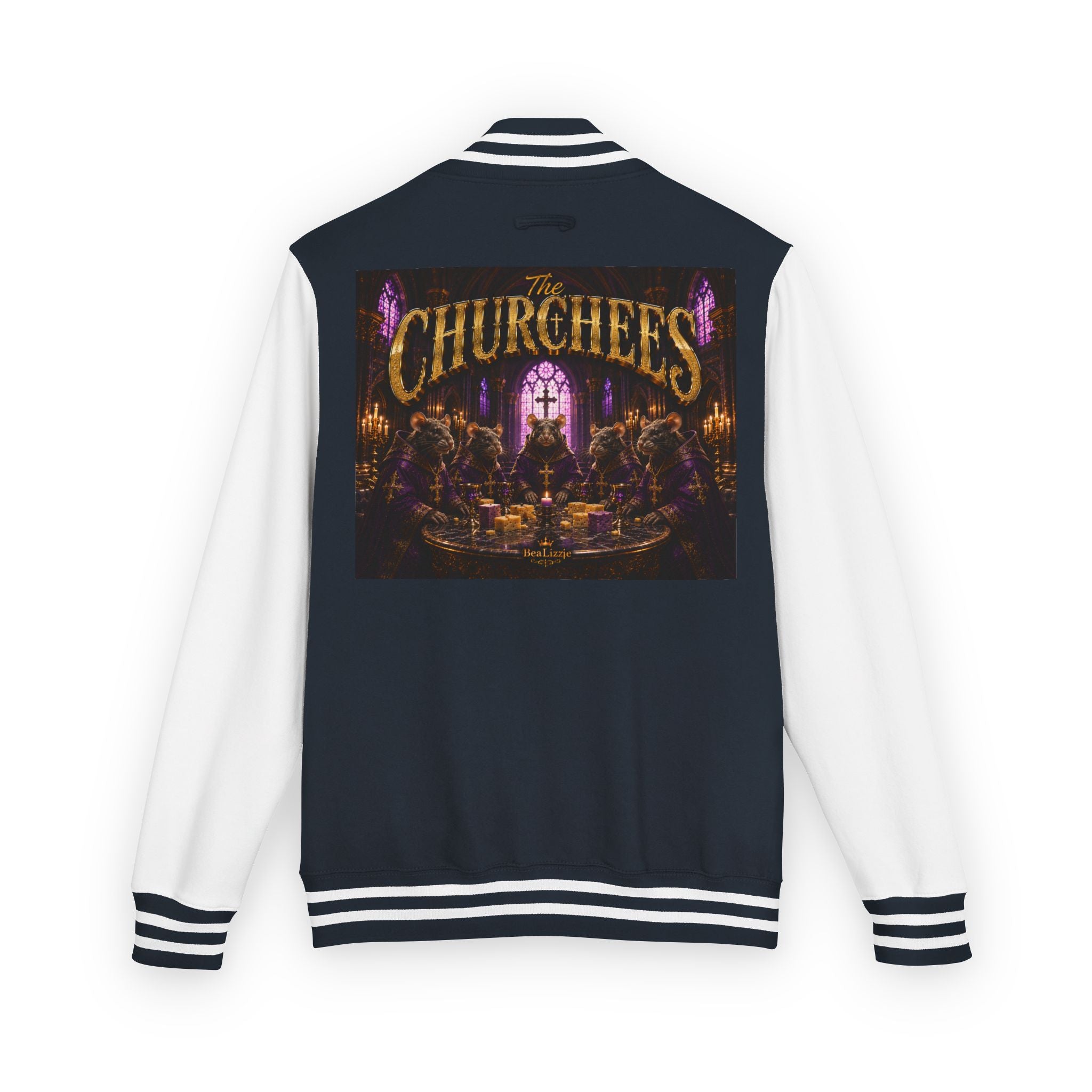 Letterman Jacket — The Churchees Gothic Band Varsity Jacket