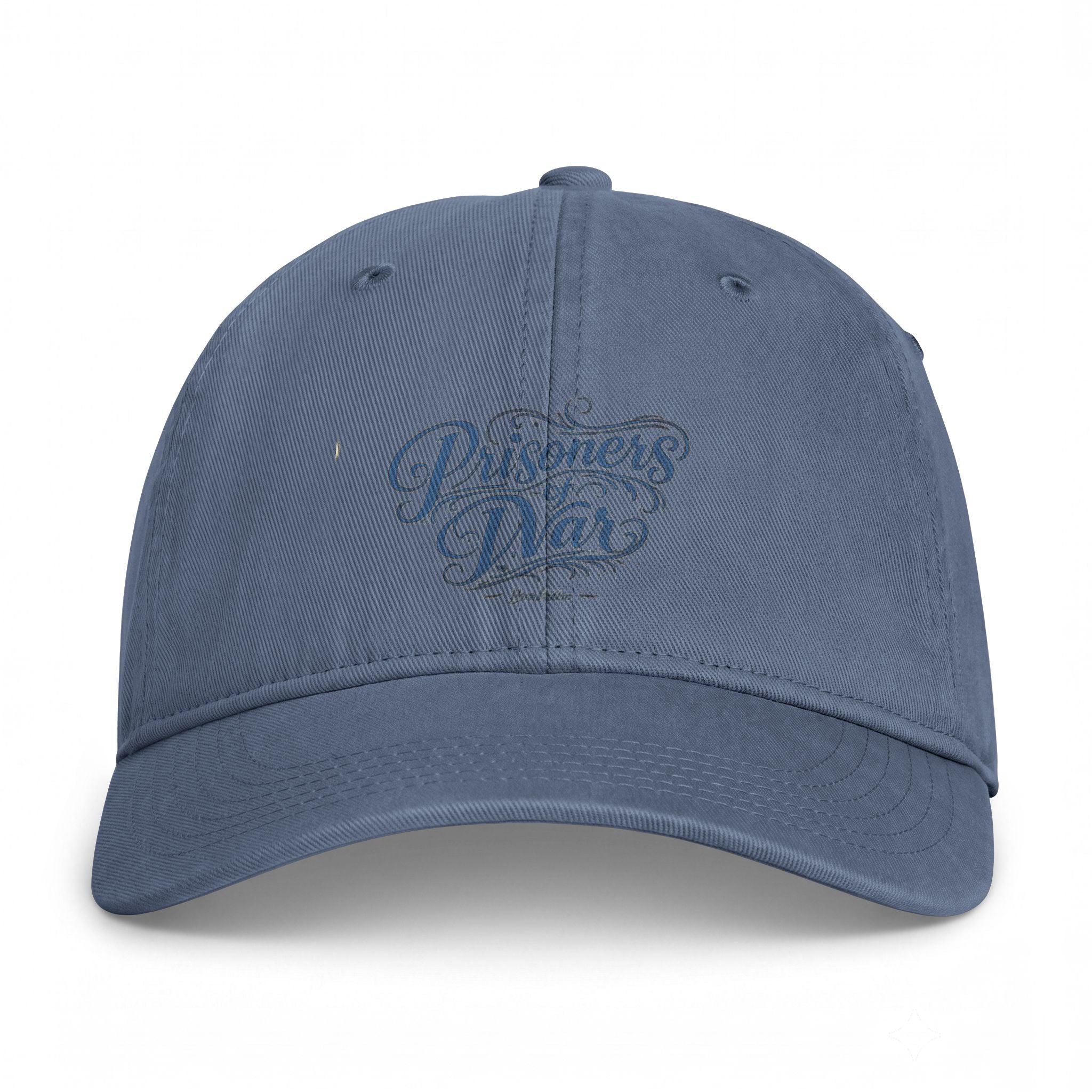 Washed Coastal Cap — Vintage 'Bathers Delight' Embroidered Baseball Hat